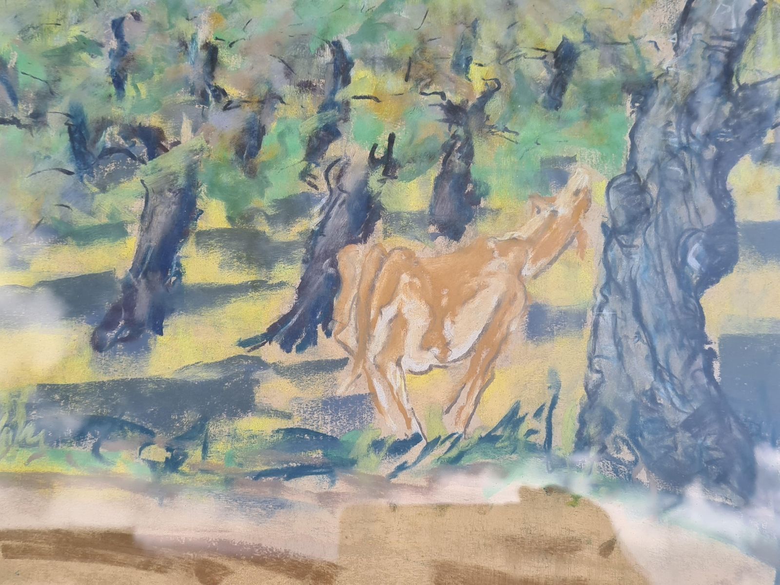 Edgar Alwin Paynepair Of Watercolours. Possibly Views From The Santa Fe Railroad1918 photo Art