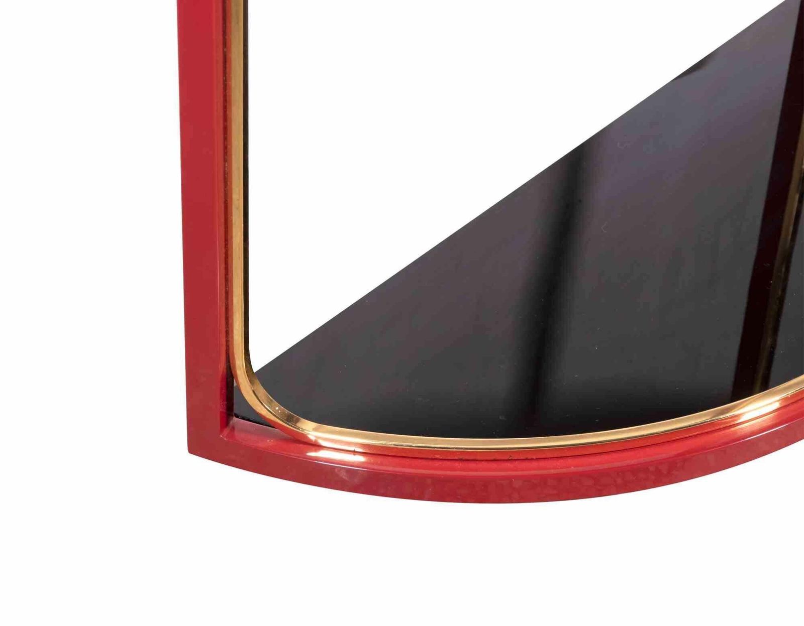Vintage Consolle With Wall Mirror By Tommaso Barbi, Italy, 1970s photo Furniture