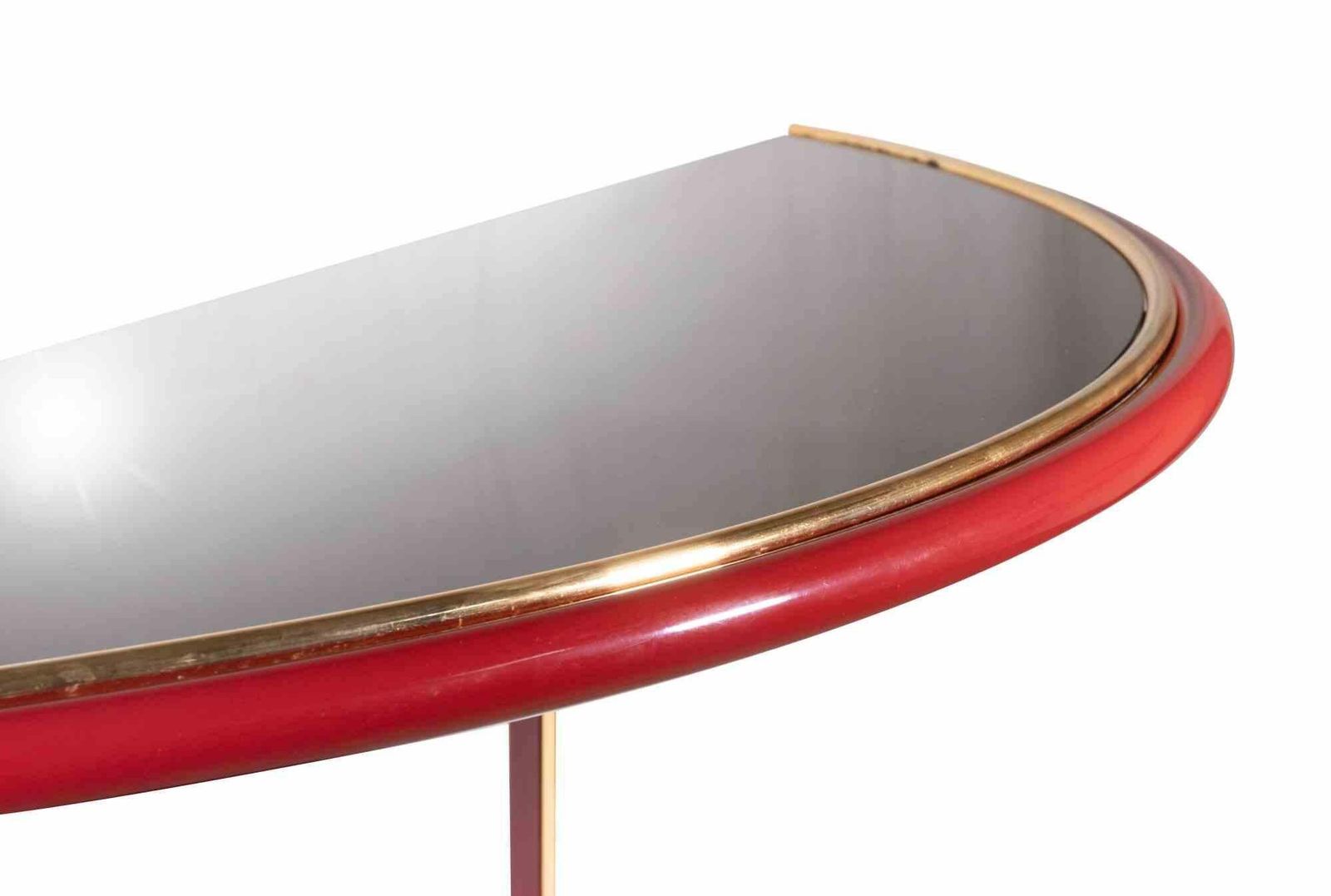 Vintage Consolle With Wall Mirror By Tommaso Barbi, Italy, 1970s photo buy