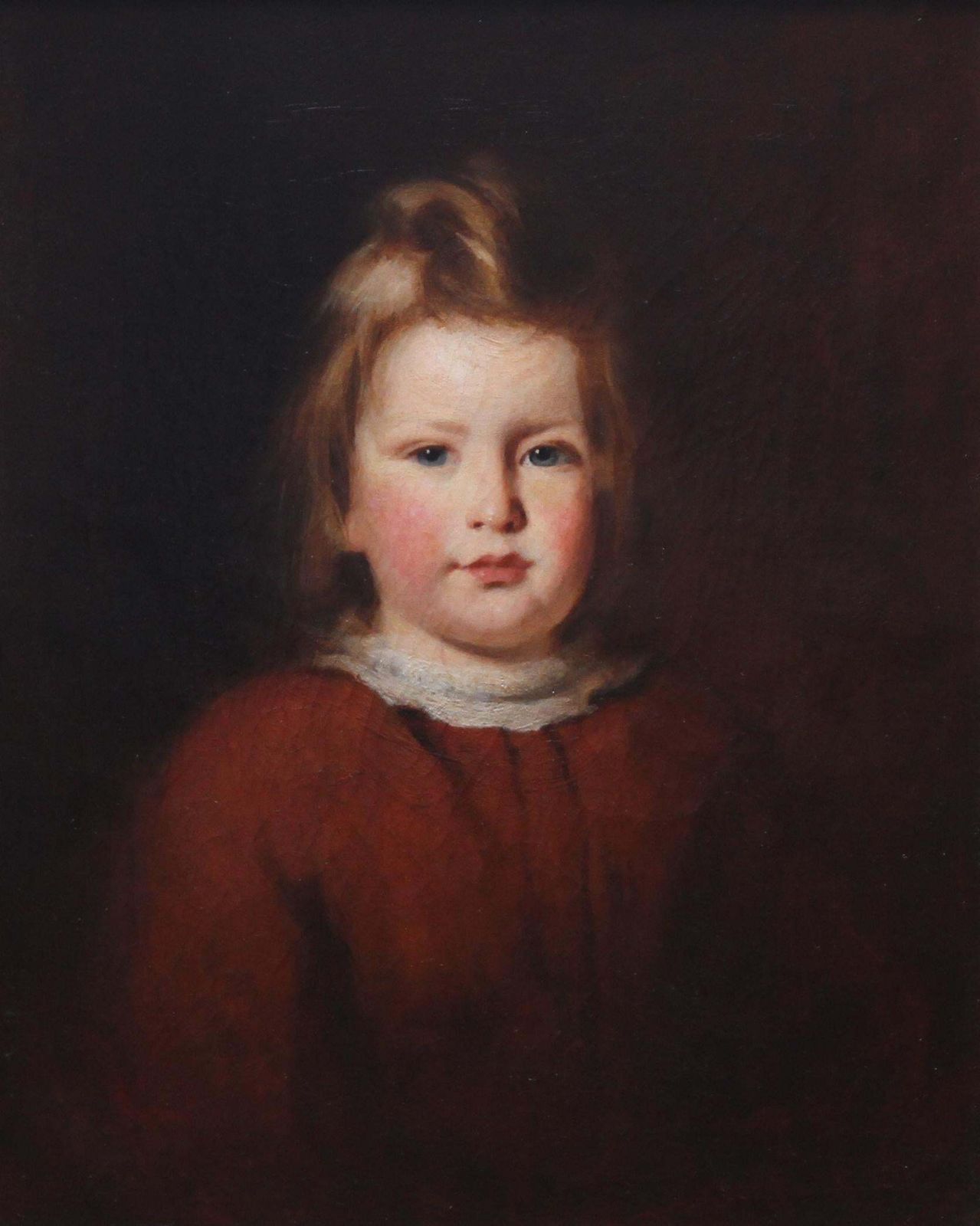 Unknownyoung Girl   Scottish Art Early 20th Century Oil Painting Female Portrait Circa 1900 photo 2652.0