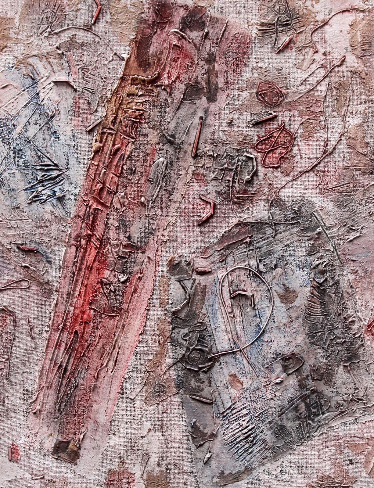 William John Bertram Newcombenew Vision   Canadian Abstract Expressionist Art 60s Oil Painting Landscape Pinkcirca 1960 photo furniture