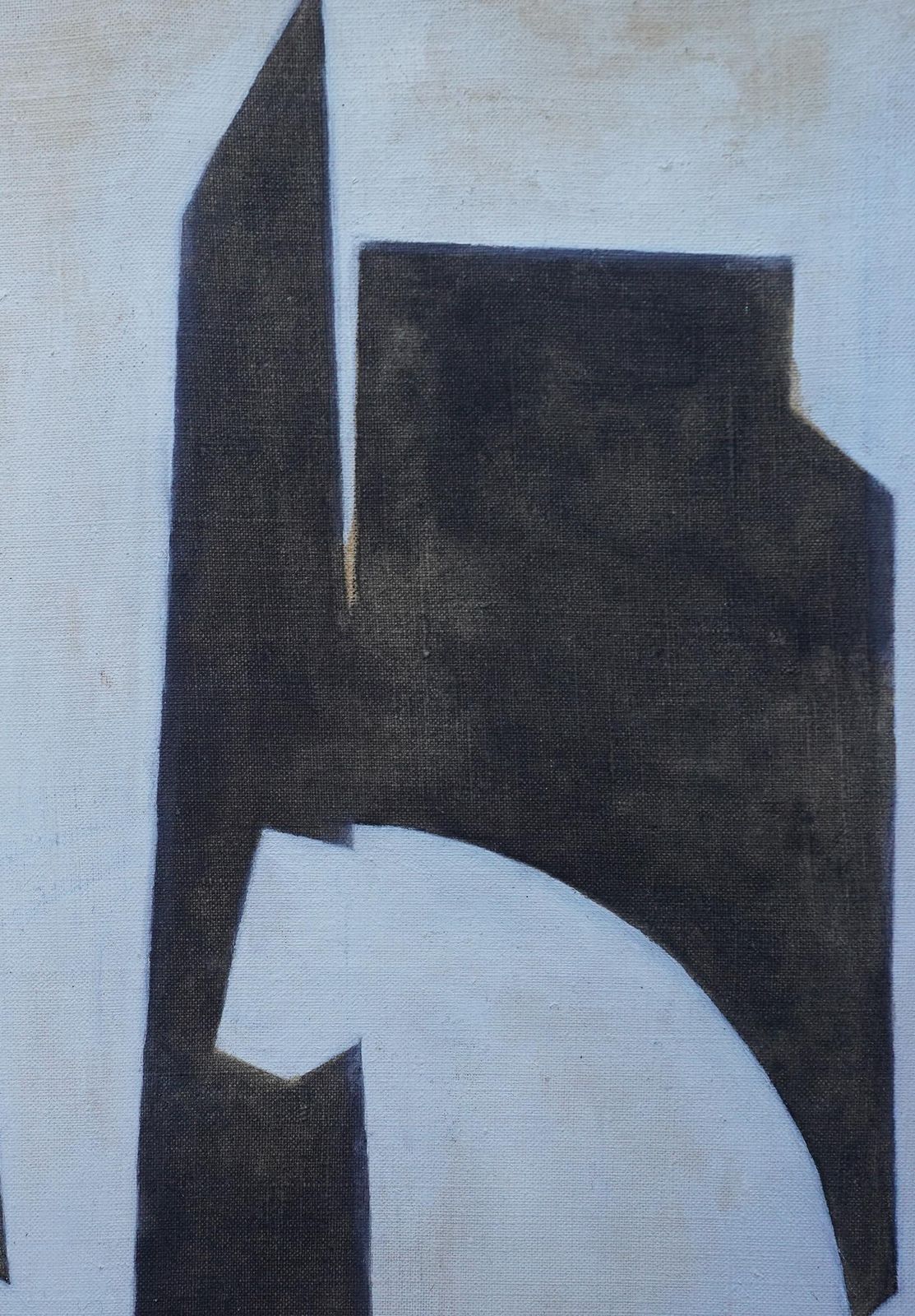 Penelope Ellisconceptual Abstract V   British Sixties Art Oil Painting Female Artist1963 photo Art