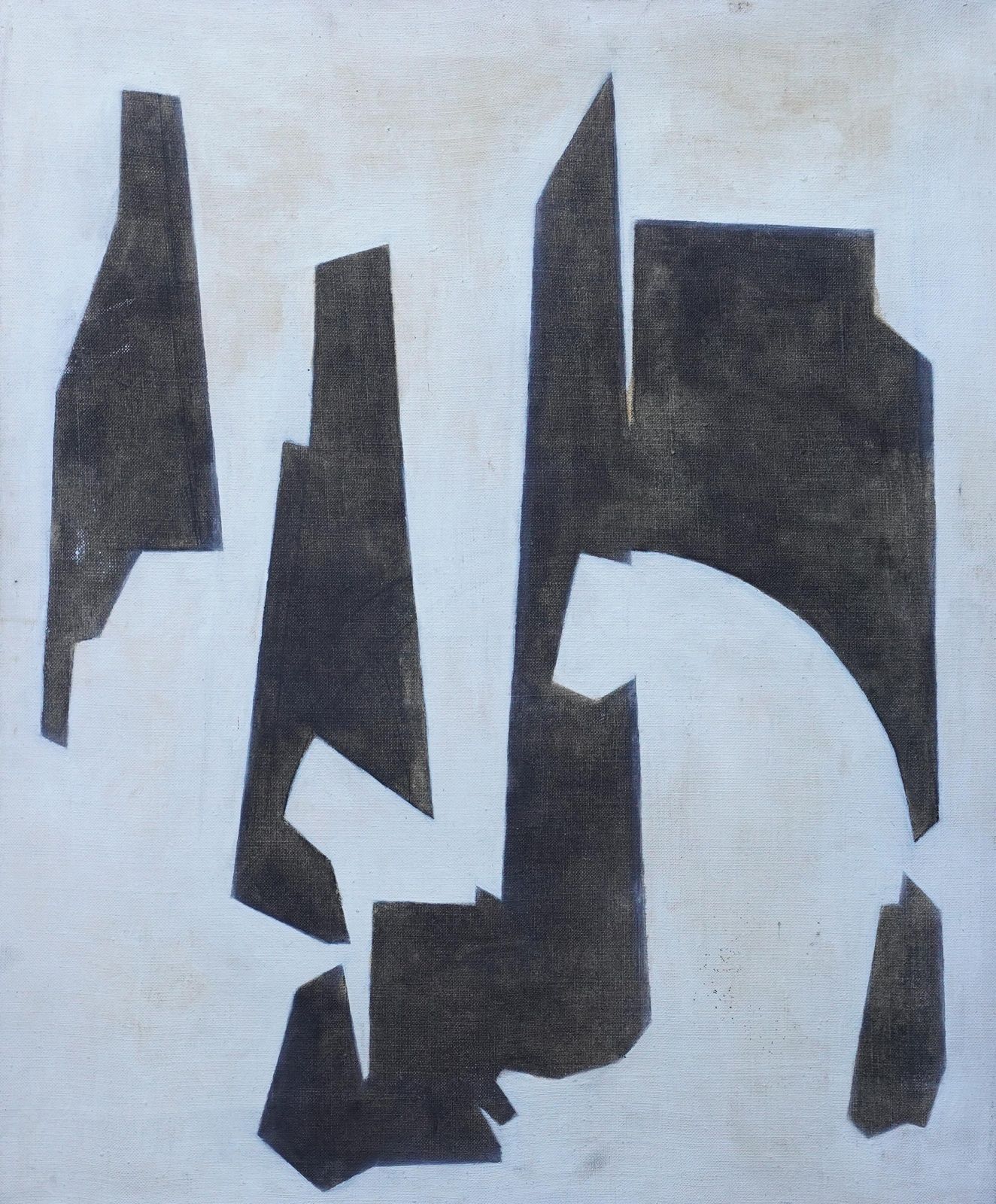 photo furniture Penelope Ellisconceptual Abstract V   British Sixties Art Oil Painting Female Artist1963