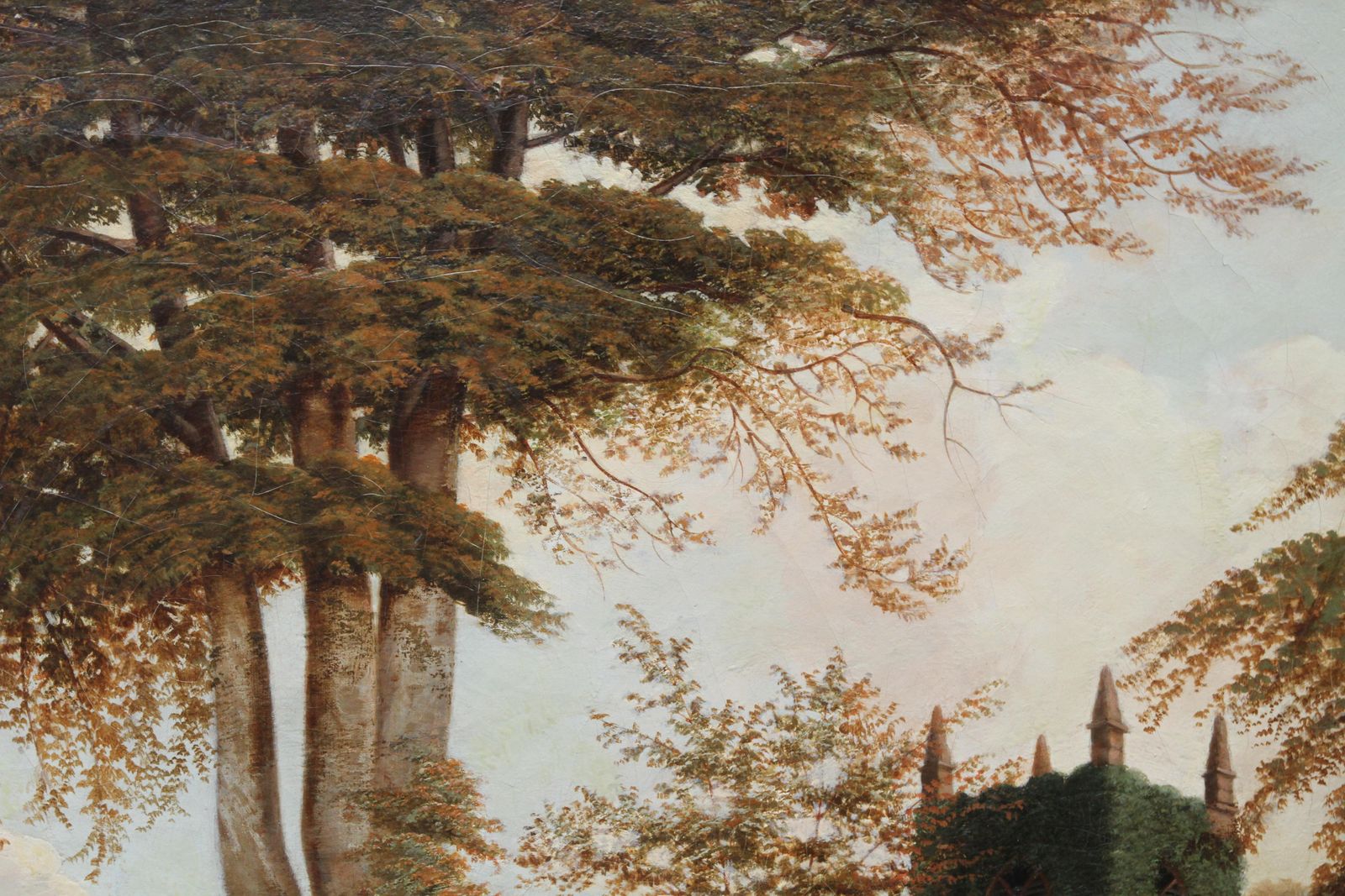 William Bromleyedgbaston Church Birmingham   British 1880 Victorian Art Landscape Oil Painting Circa 1880 photo Art