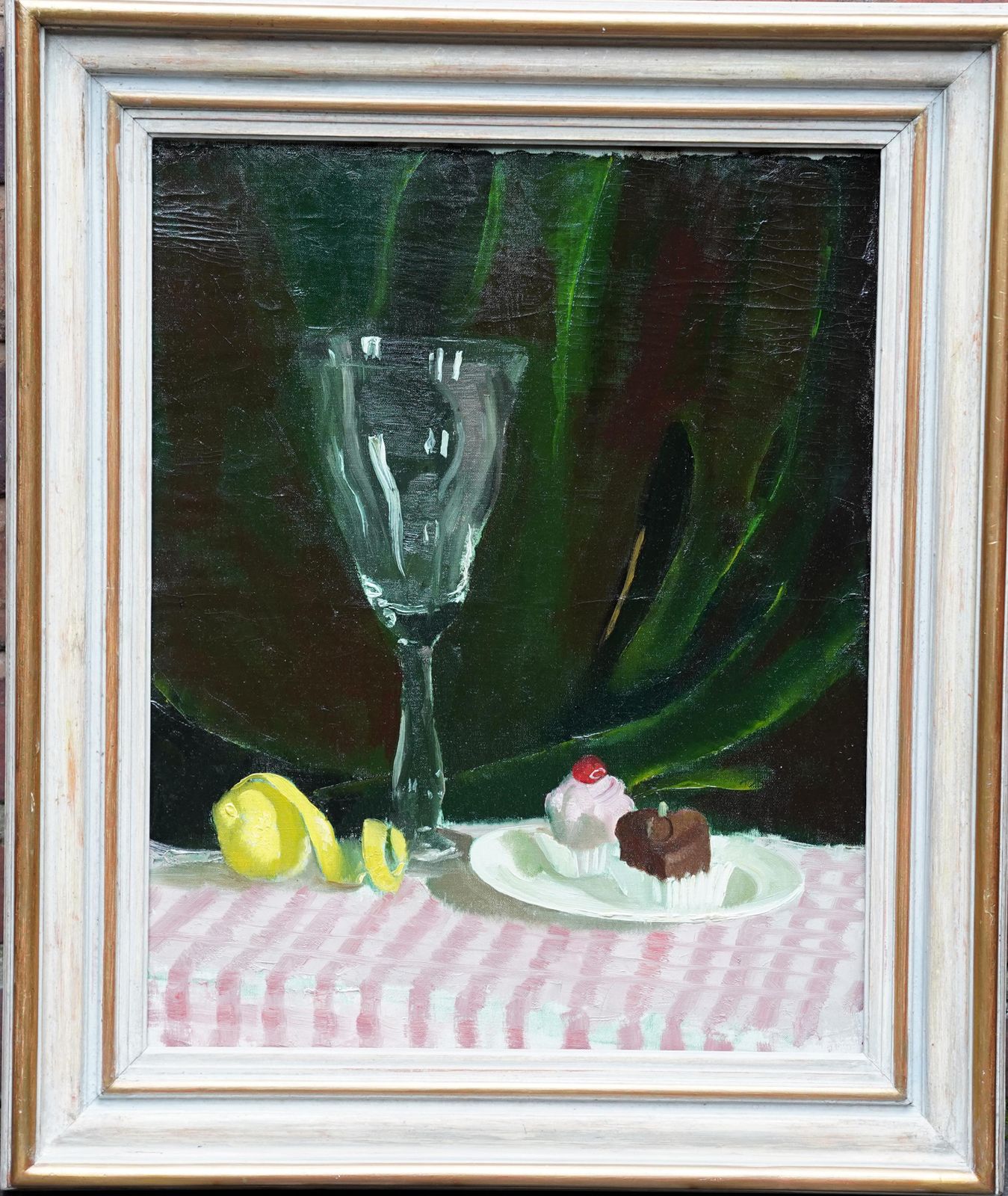 photo furniture Doris Zinkeisenstill Life With Cakes   Scottish 1950s Art Still Life Oil Painting Female Artistcirca 1950