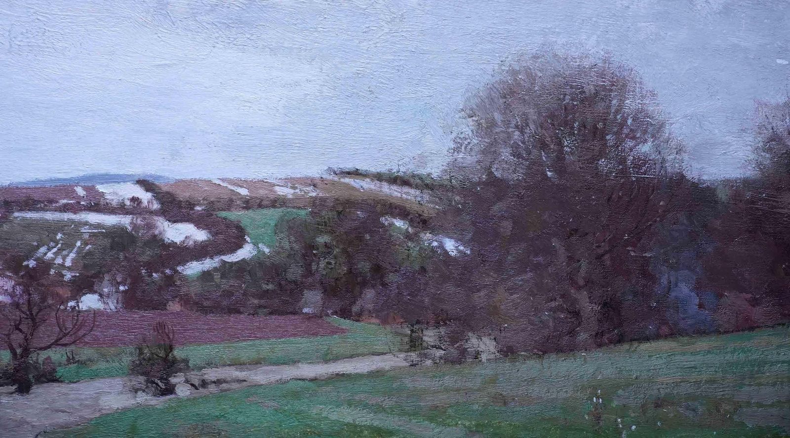 photo furniture George Houstonspring, River Ayr   Scottish Impressionist Art Landscape Oil Painting Scotlandcirca 1920