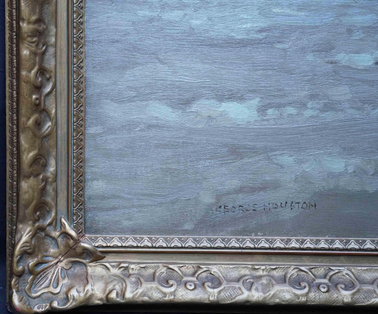 photo for sale George Houstonspring, River Ayr   Scottish Impressionist Art Landscape Oil Painting Scotlandcirca 1920