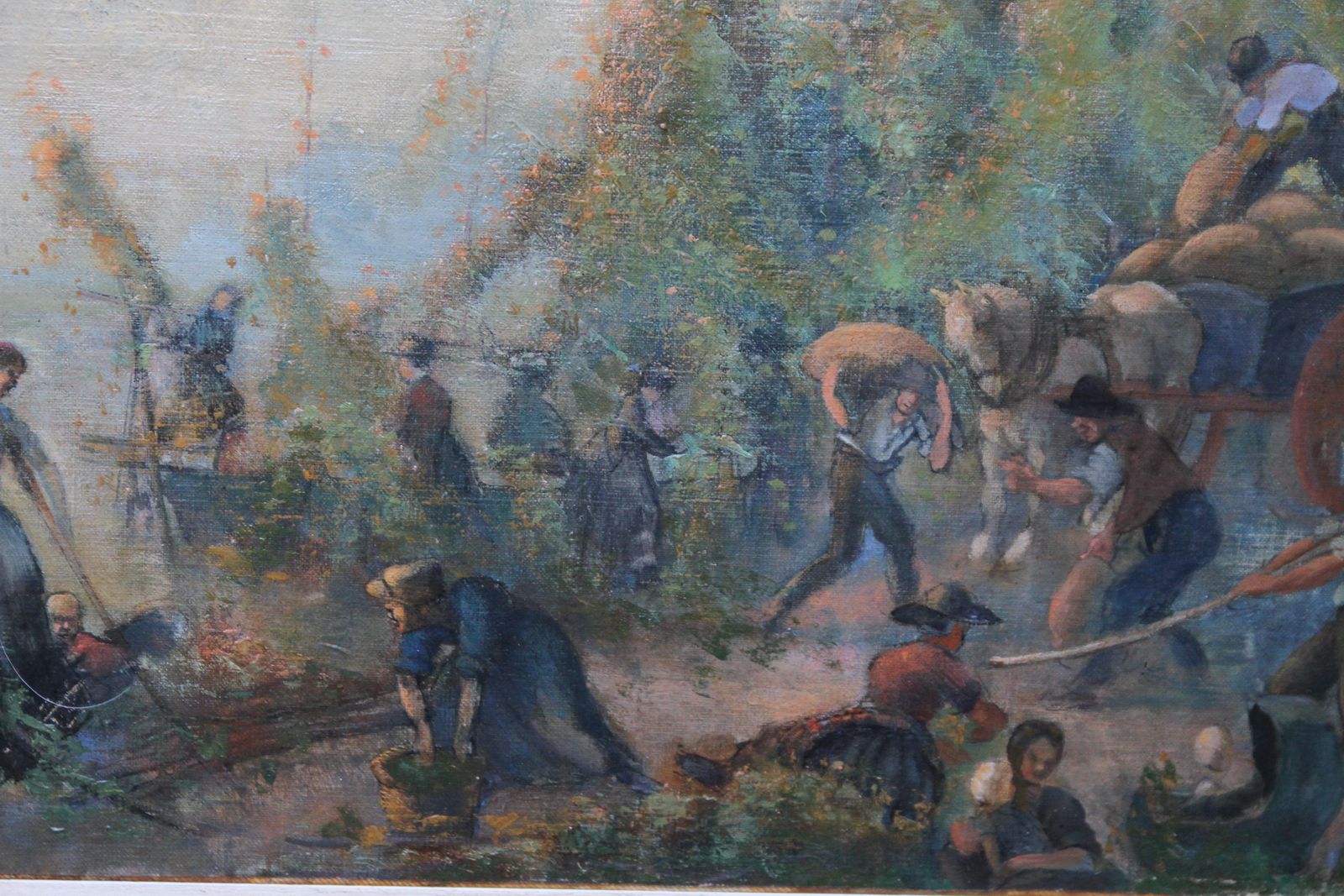 Franklin Whitesummer Fair   British Art Twenties Slade School Oil Painting Village Landscapecirca 1920 photo buy