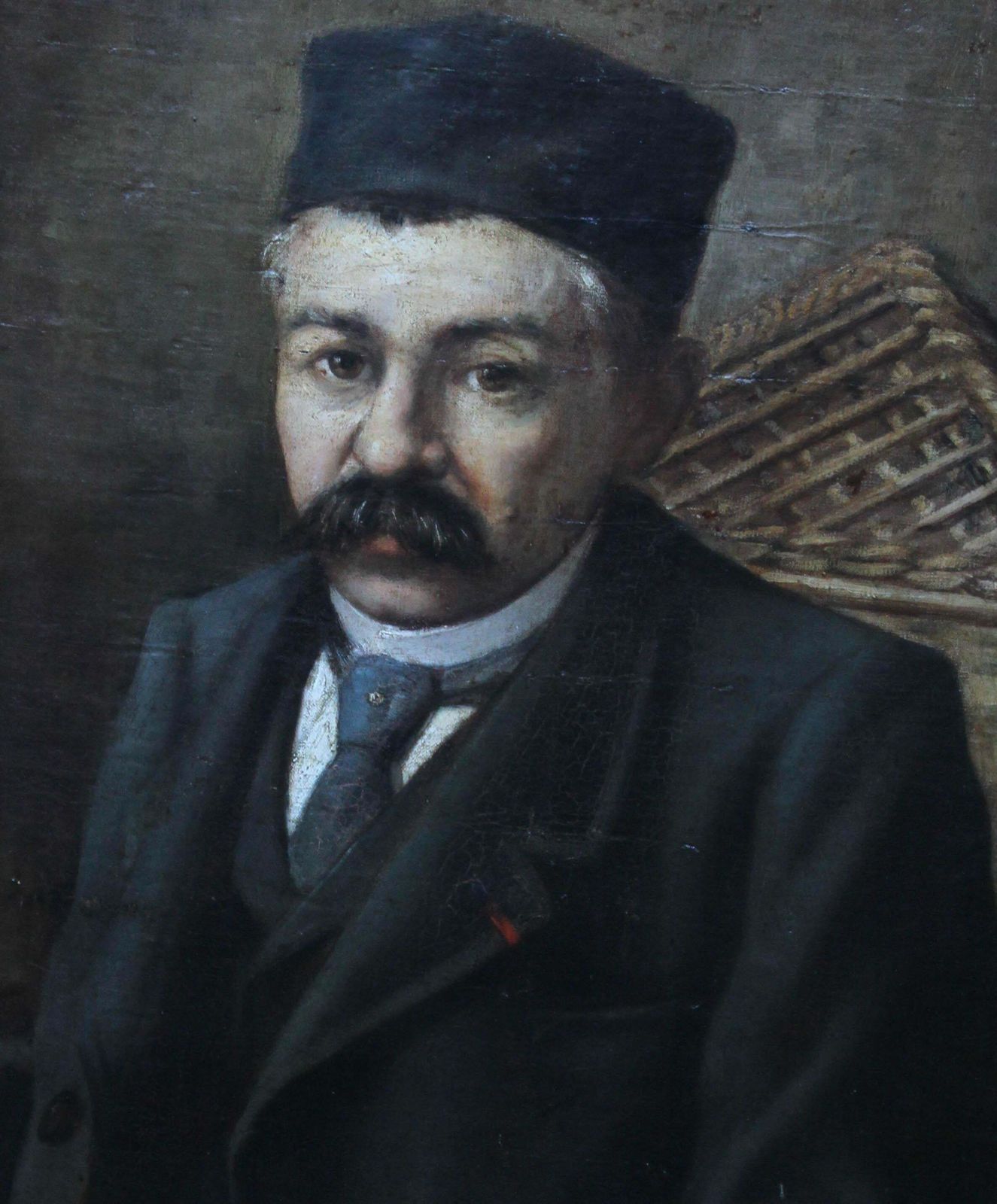 Unknownman Reading Newspaper   Orientalist Art 19th Century Portrait Oil Paintingcirca 1890 photo Art