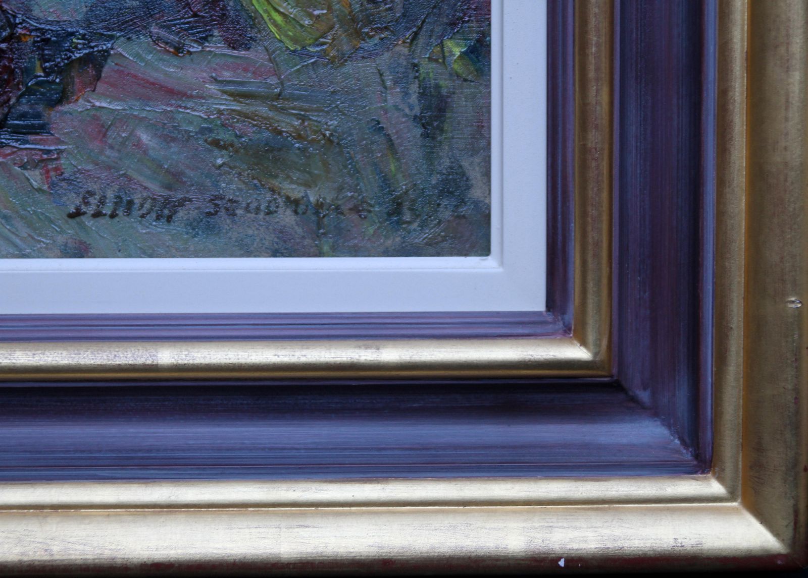 photo furniture Elliott Seabrookefloral Bouquet   Post Impressionist 20's British Art Cezanne Style Oil Painting Circa 1925