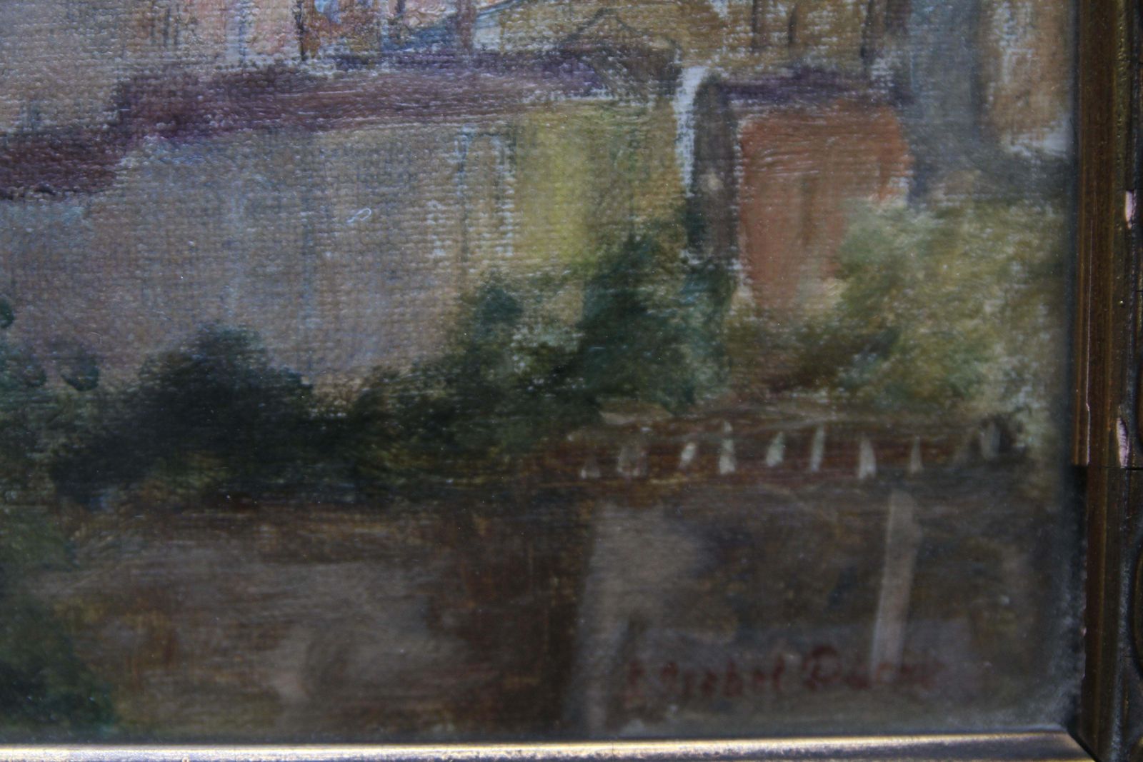 Susan Isabel Dacresiena Italy   19thc British Impressionist Oil Painting Cityscape Female Artistcirca 1875 photo buy