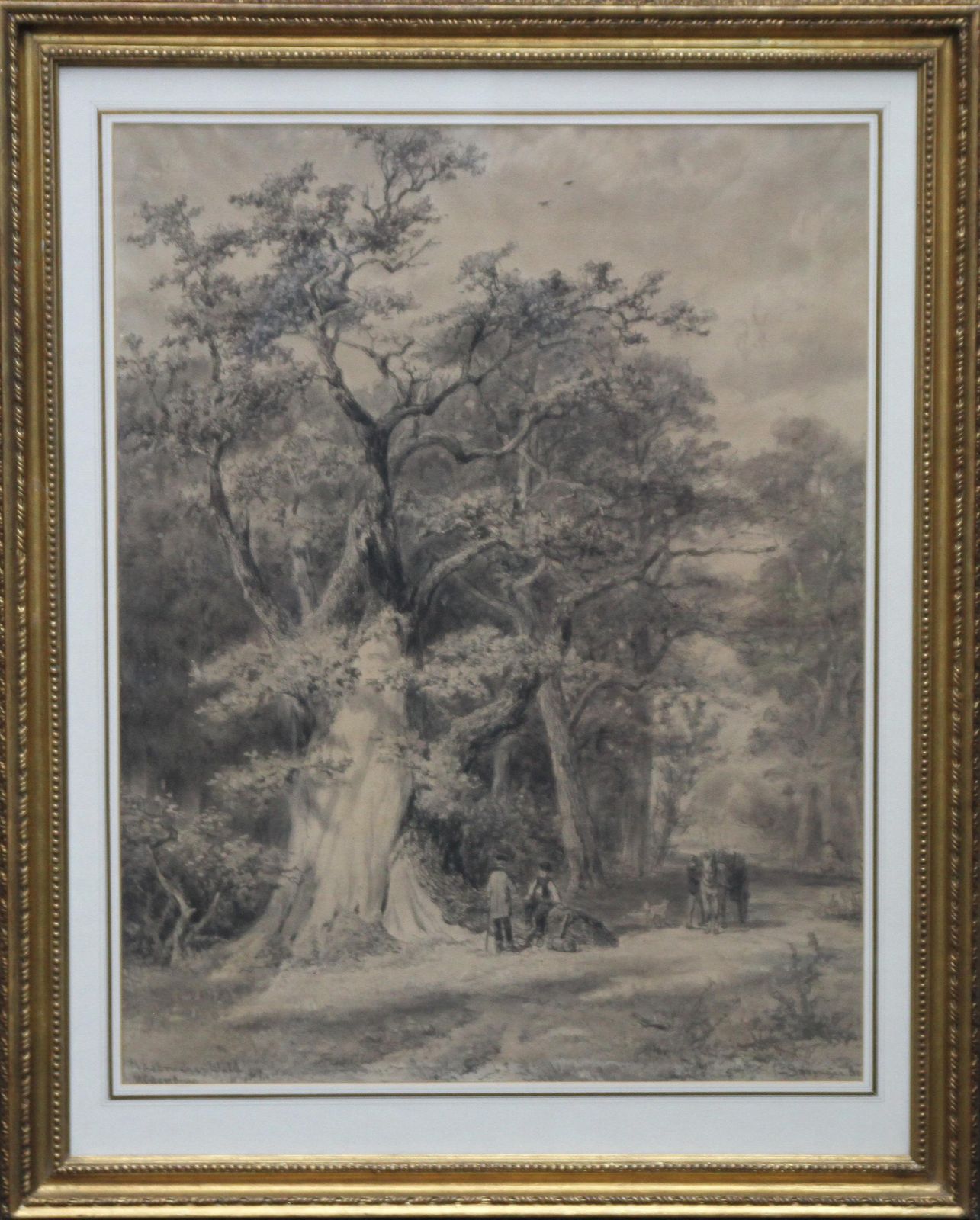 Cornelius Springerhasbrucken Wald Altenberg Germany   The Forest   Dutch 19thc Wooded Landscape 1880