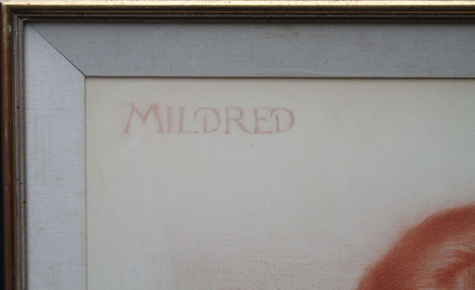 Edward Robert Hughesportrait Of Mildred   British Victorian Art Pre Raphaelite Seated Young Girl1885 photo vintage