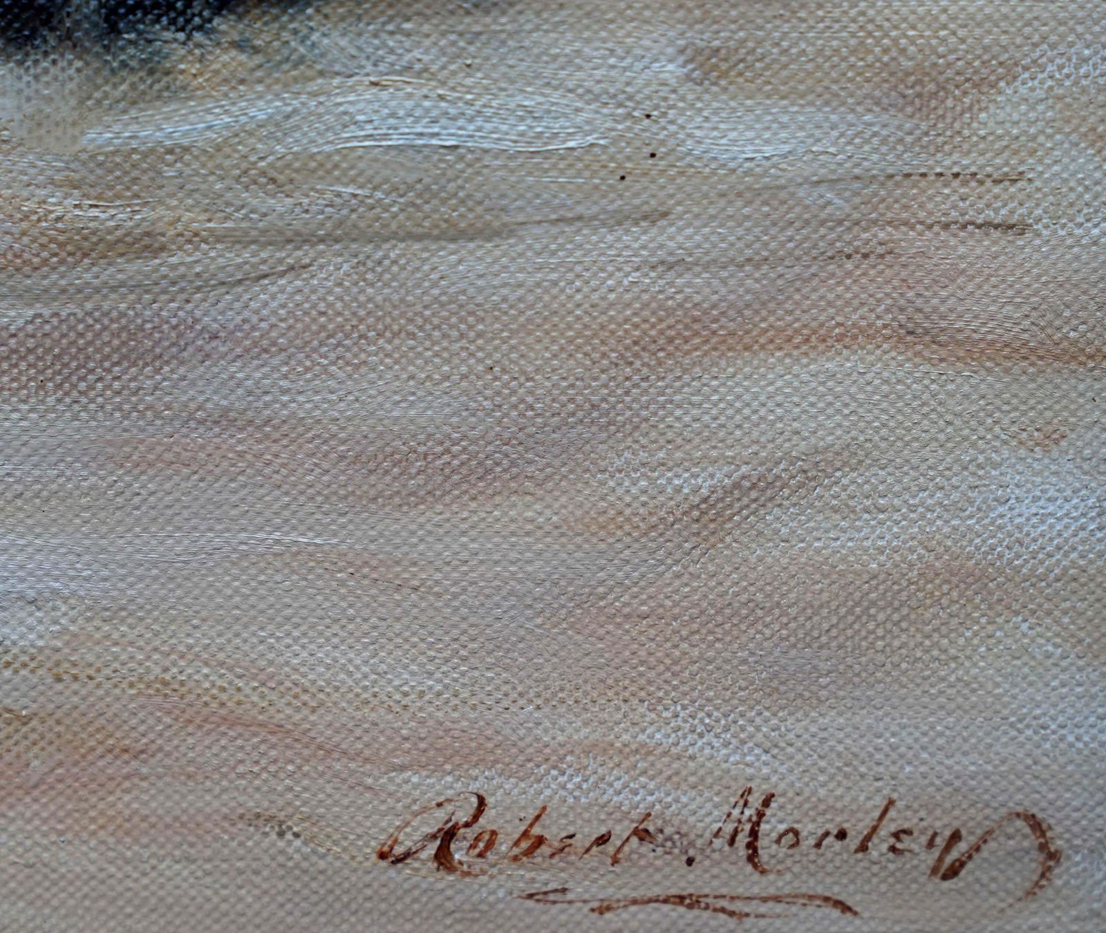photo furniture Robert Morleyportrait Of A Spaniel   British Edwardian Art Dog Portrait Oil Painting Circa 1910