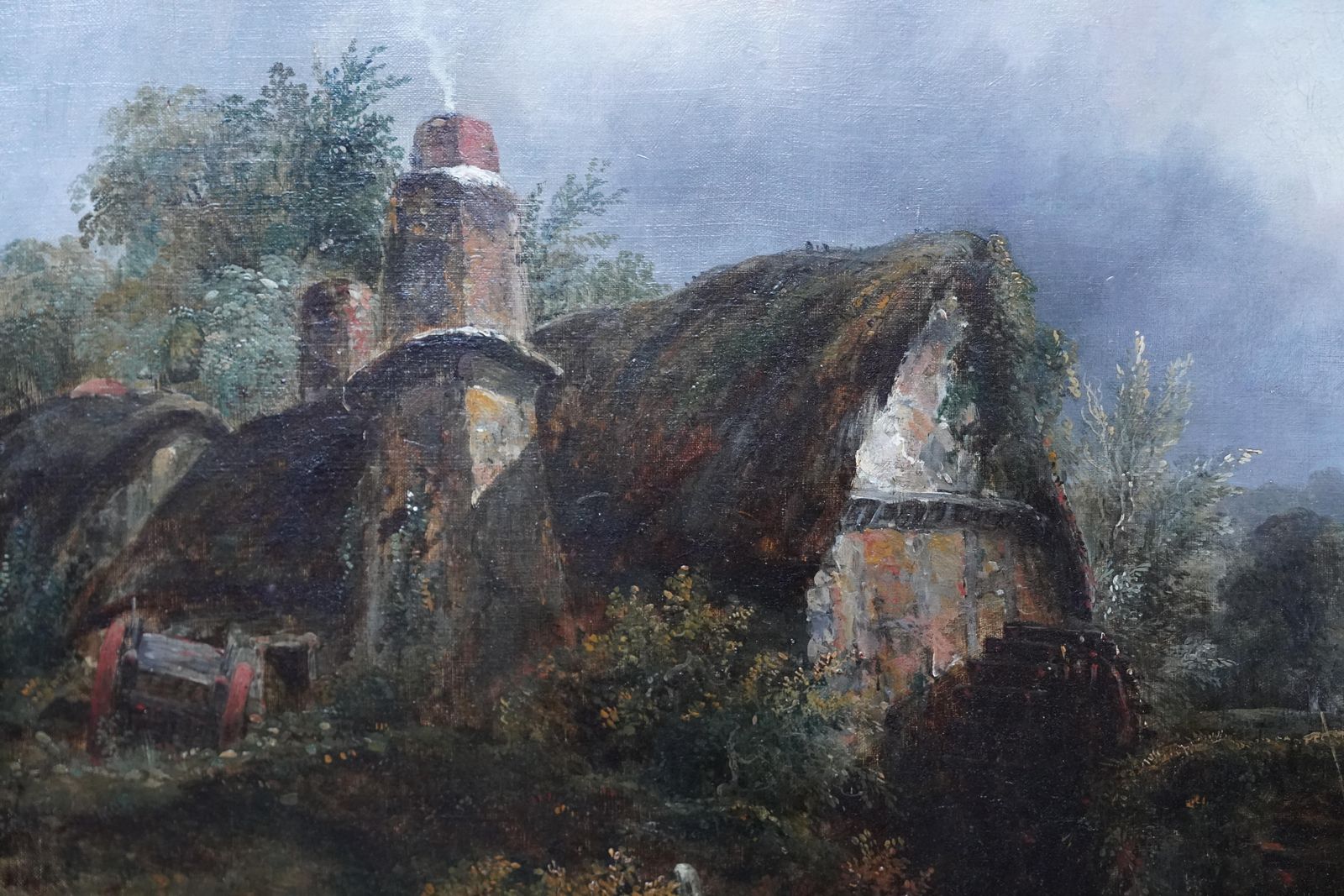 Frederick Waters Wattsdedham Watermill   British 19thc Art Landscape Oil Painting Constable Country Circa 1850 photo 7652.0