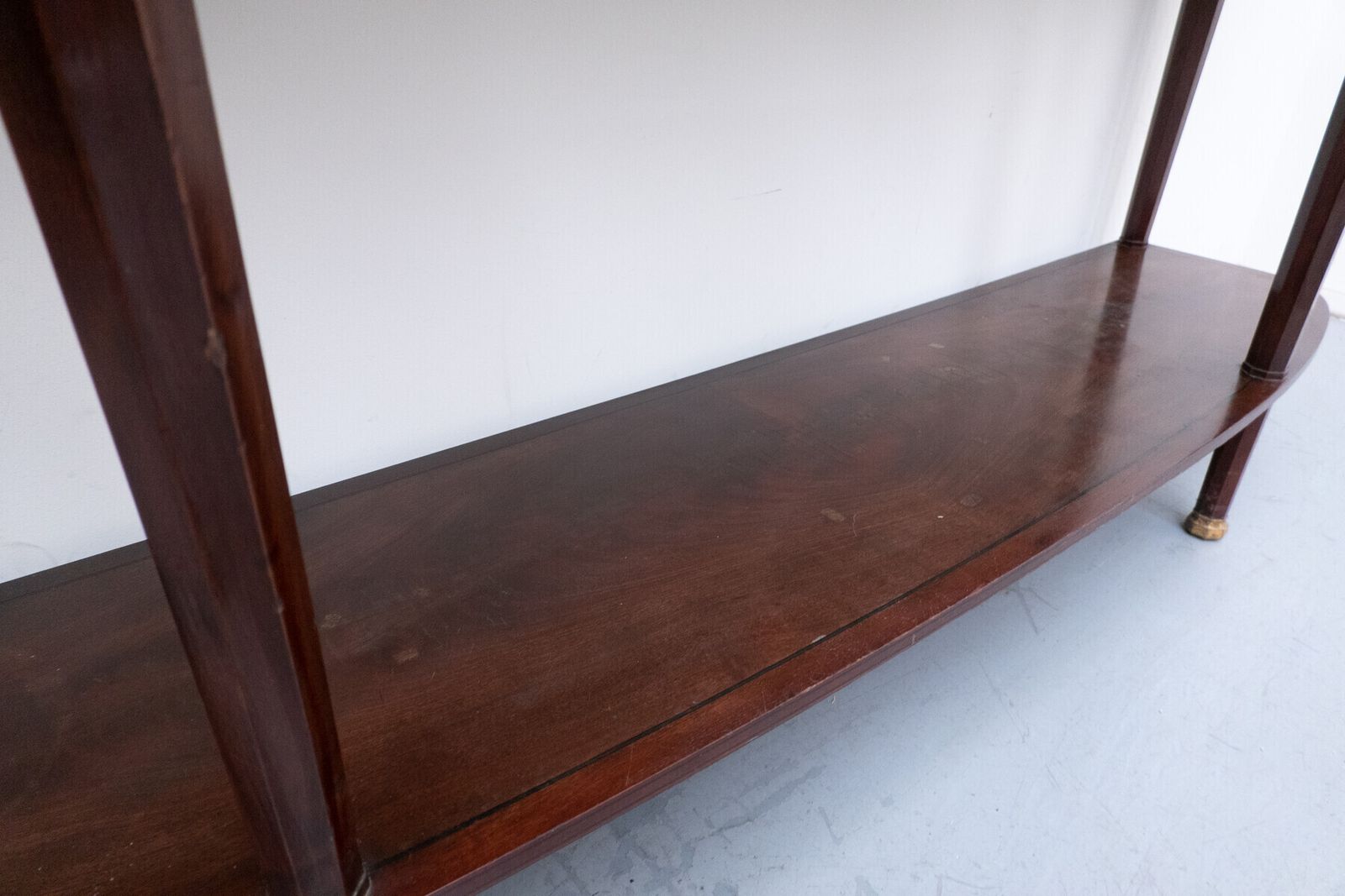 Console By Alban Chambon, Mahogany And Marble, 1900s photo for sale