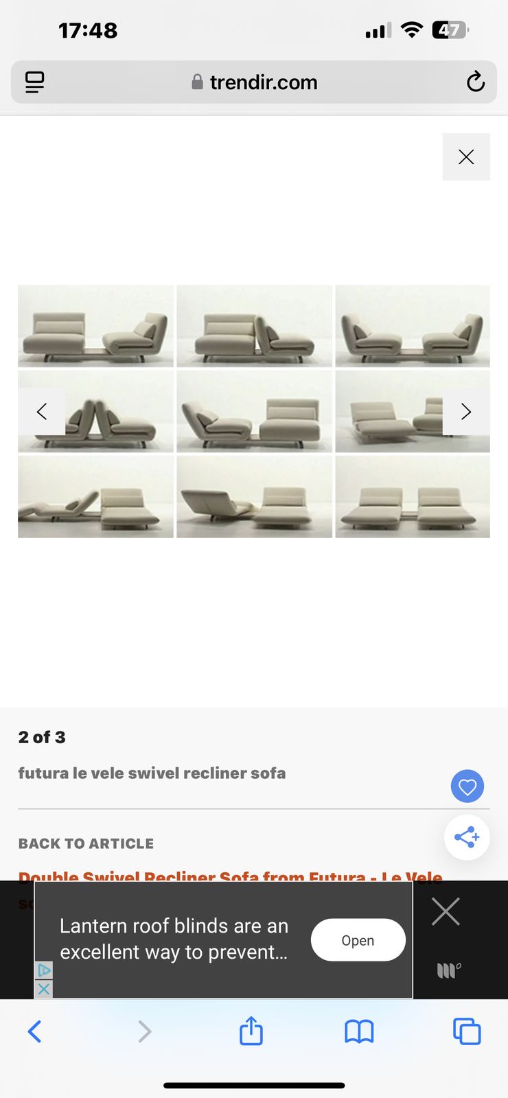 photo furniture Futura Le Vele Multiway Sofabeds X2