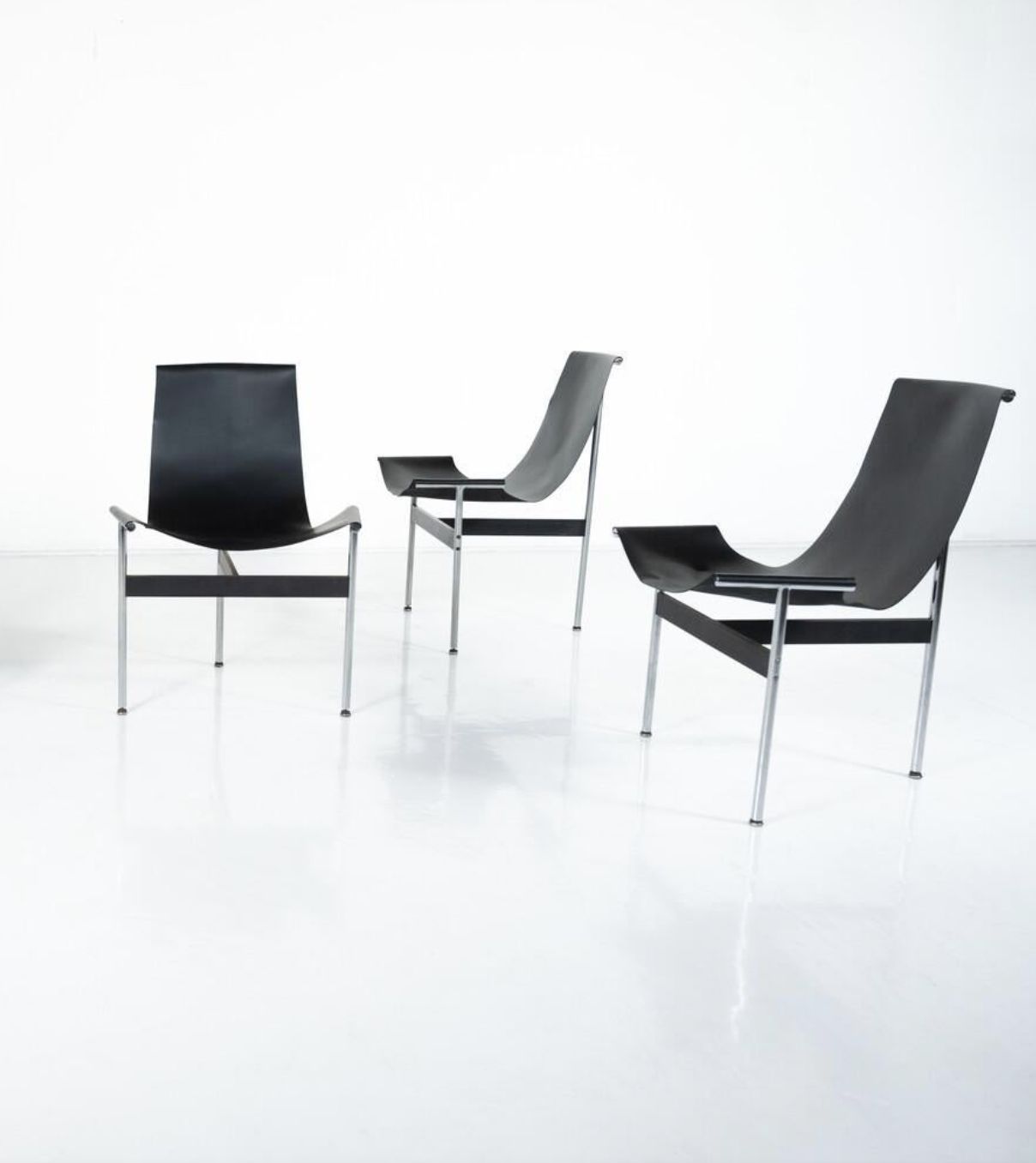 Set Of 6 “T” Chairs By Douglas Kelly, Ross Littell And William Katavolos, 1950s photo buy