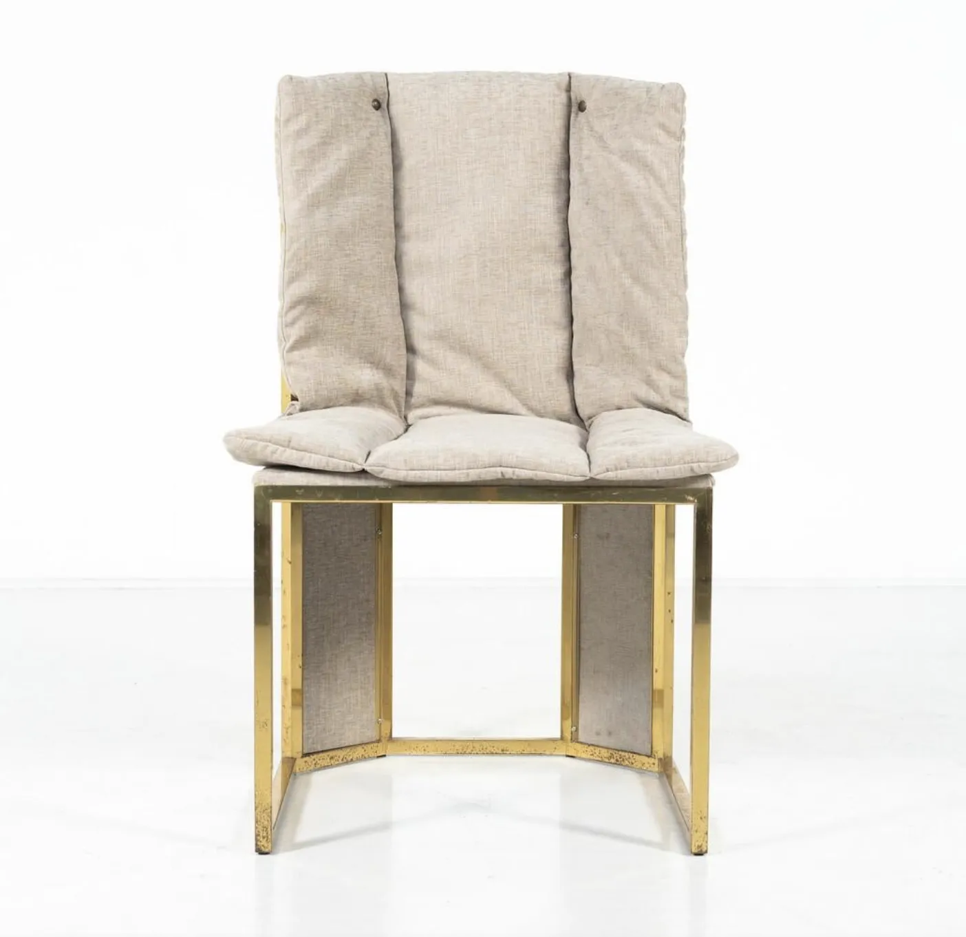 Mid Century Modern Set Of 10 Chairs By Romeo Rega, Italy, 1970s – New Upholstery photo Furniture