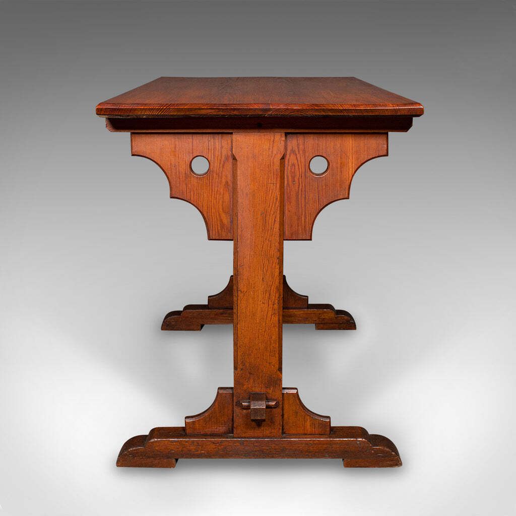 Antique Hall Table, Victorian, Pitch Pine, Kitchen, Ecclesiastical, Circa 1870 photo for sale