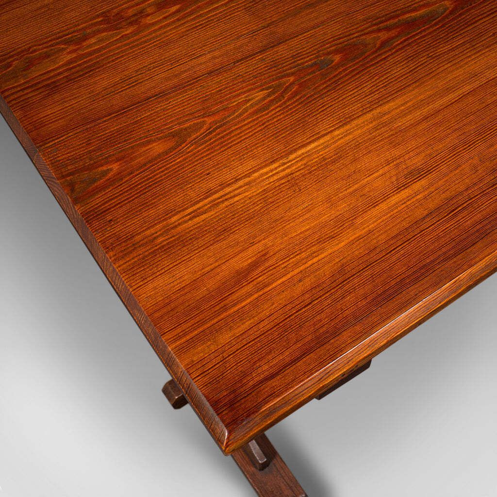 Antique Hall Table, Victorian, Pitch Pine, Kitchen, Ecclesiastical, Circa 1870 photo buy