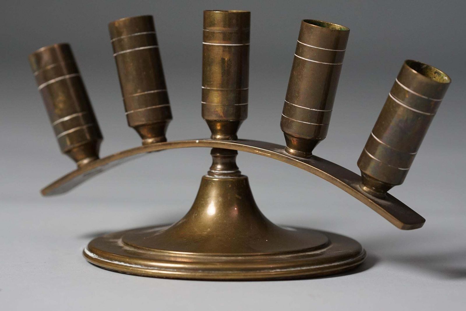 Candle Holder In The Style Of Paavo Tynell, 1940s photo for sale