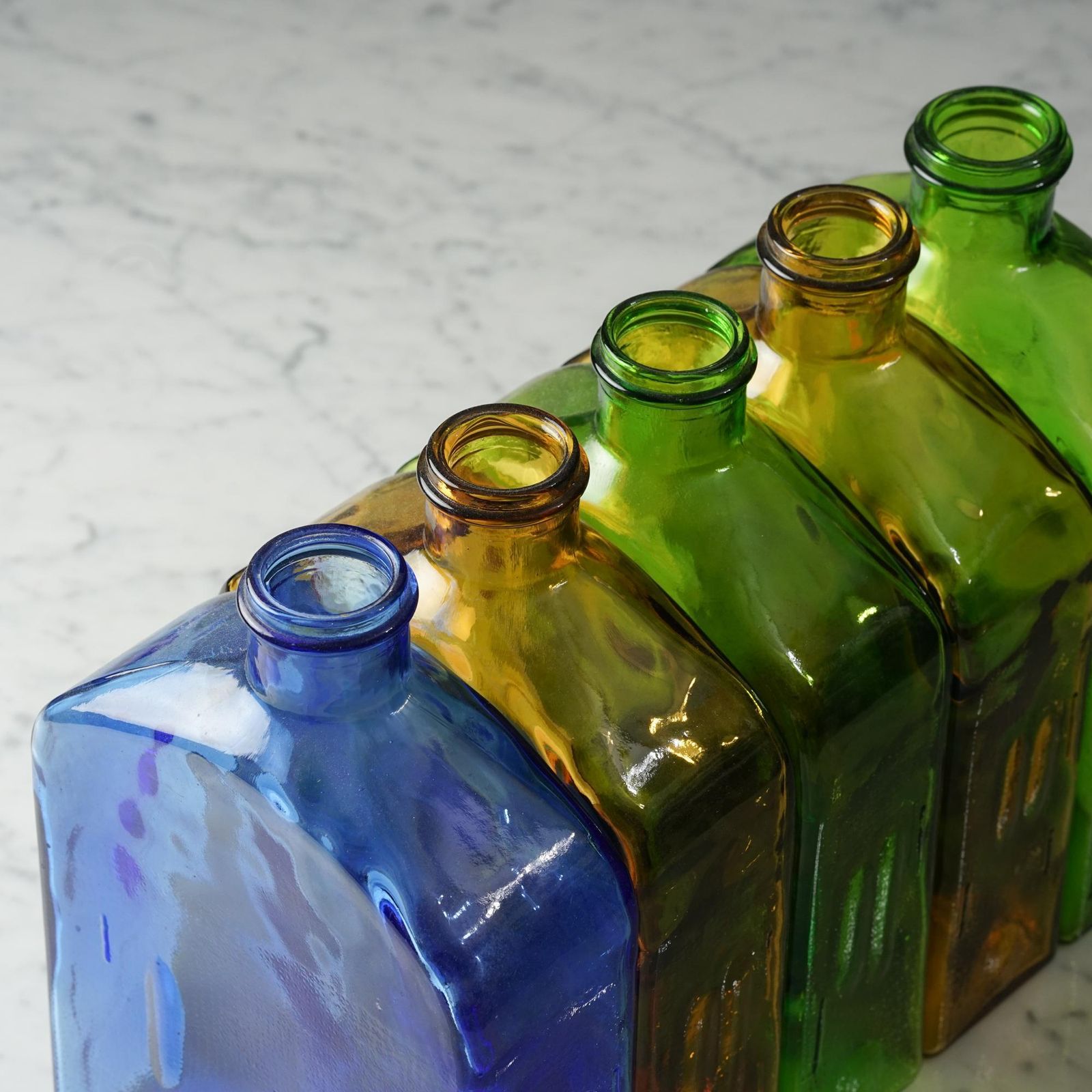 Set Of Art Glass 'Lankkupullo' By Helena Tynell For Riihimäen Lasi, 1970s photo for sale