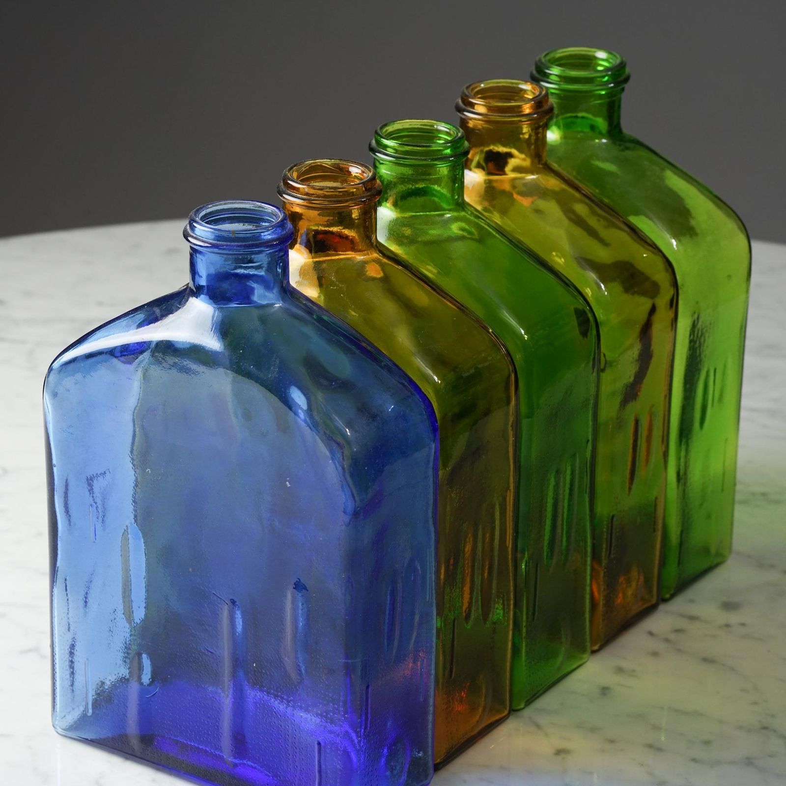 Set Of Art Glass 'Lankkupullo' By Helena Tynell For Riihimäen Lasi, 1970s photo Home Decor