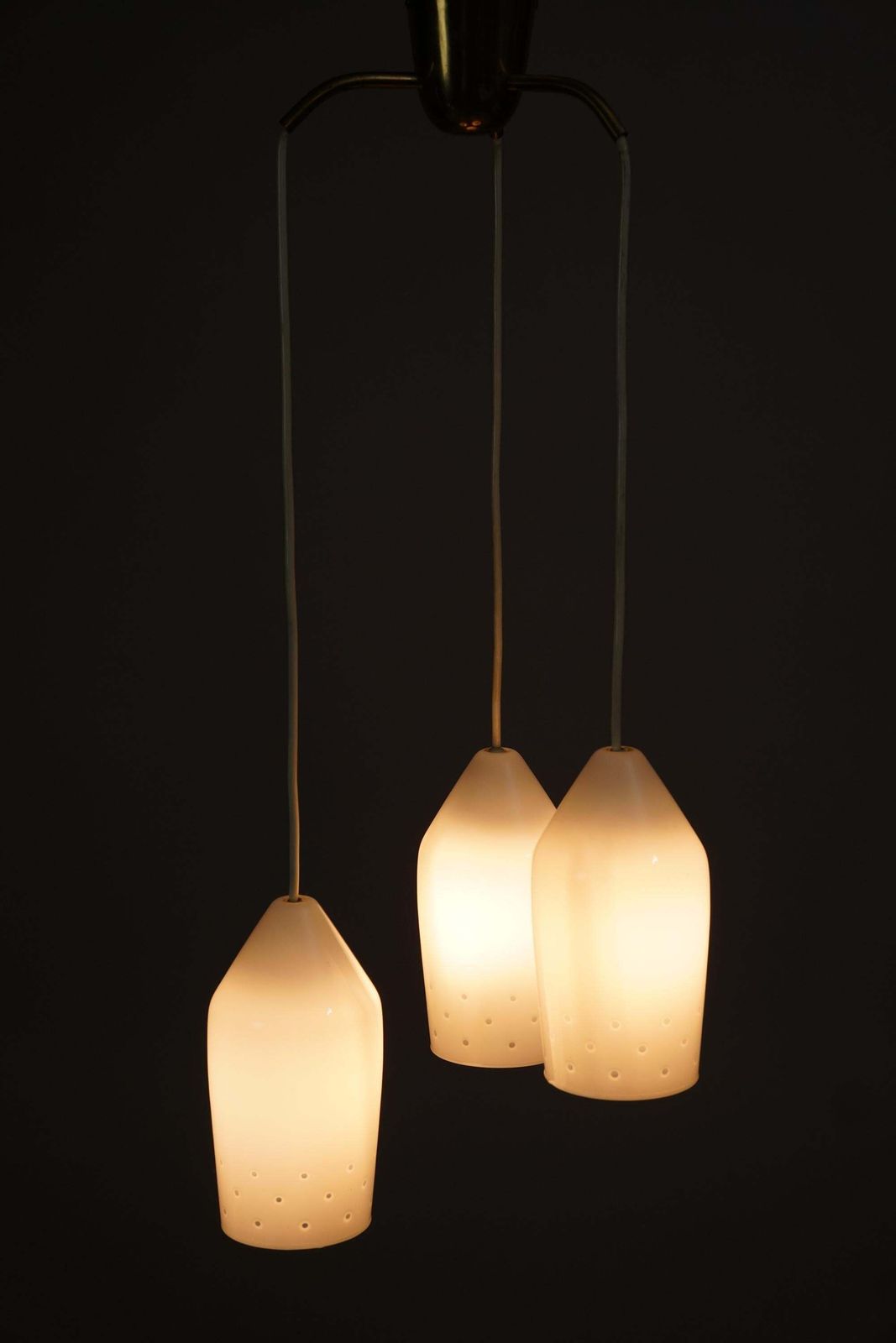 Rare Lisa Johansson Pape Pendant Manufactured By Stockmann, 1950s photo furniture