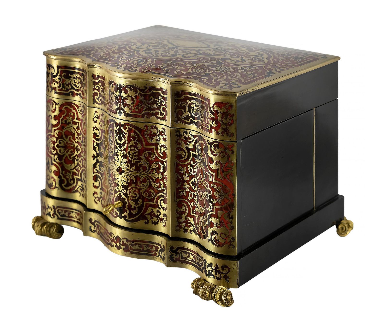 19th Century French Boulle / Napoleon III Liqueur Cave Box photo for sale