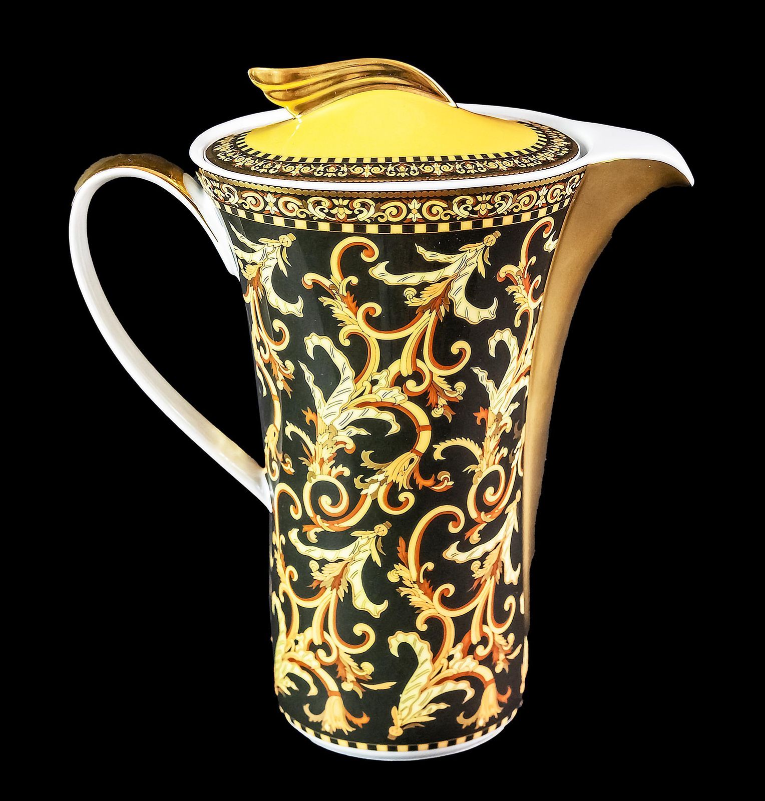 German Rosenthal Porcelain Coffee Pot Model Barocco By Versace photo furniture