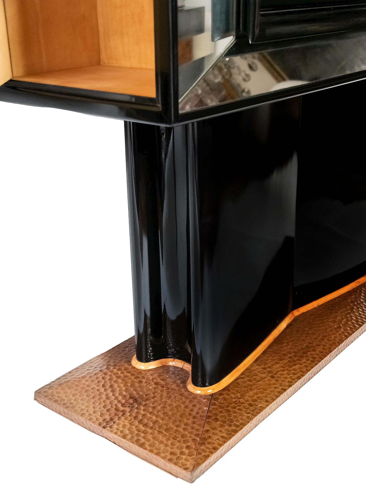 Italian Artdeco Mirrored Bar Cabinet By Valzania photo Furniture