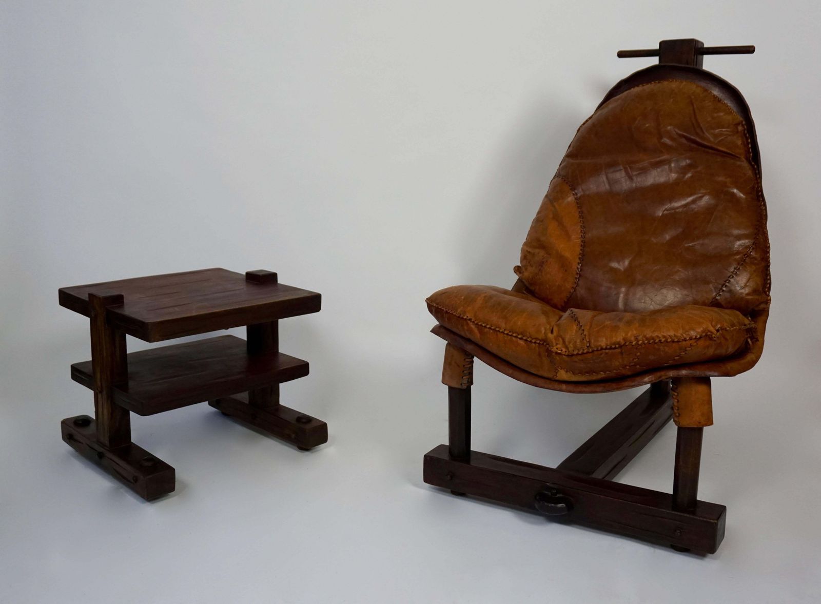 Pair Of Brazilian Brutalist Style Lounge Chairs photo 6630.0