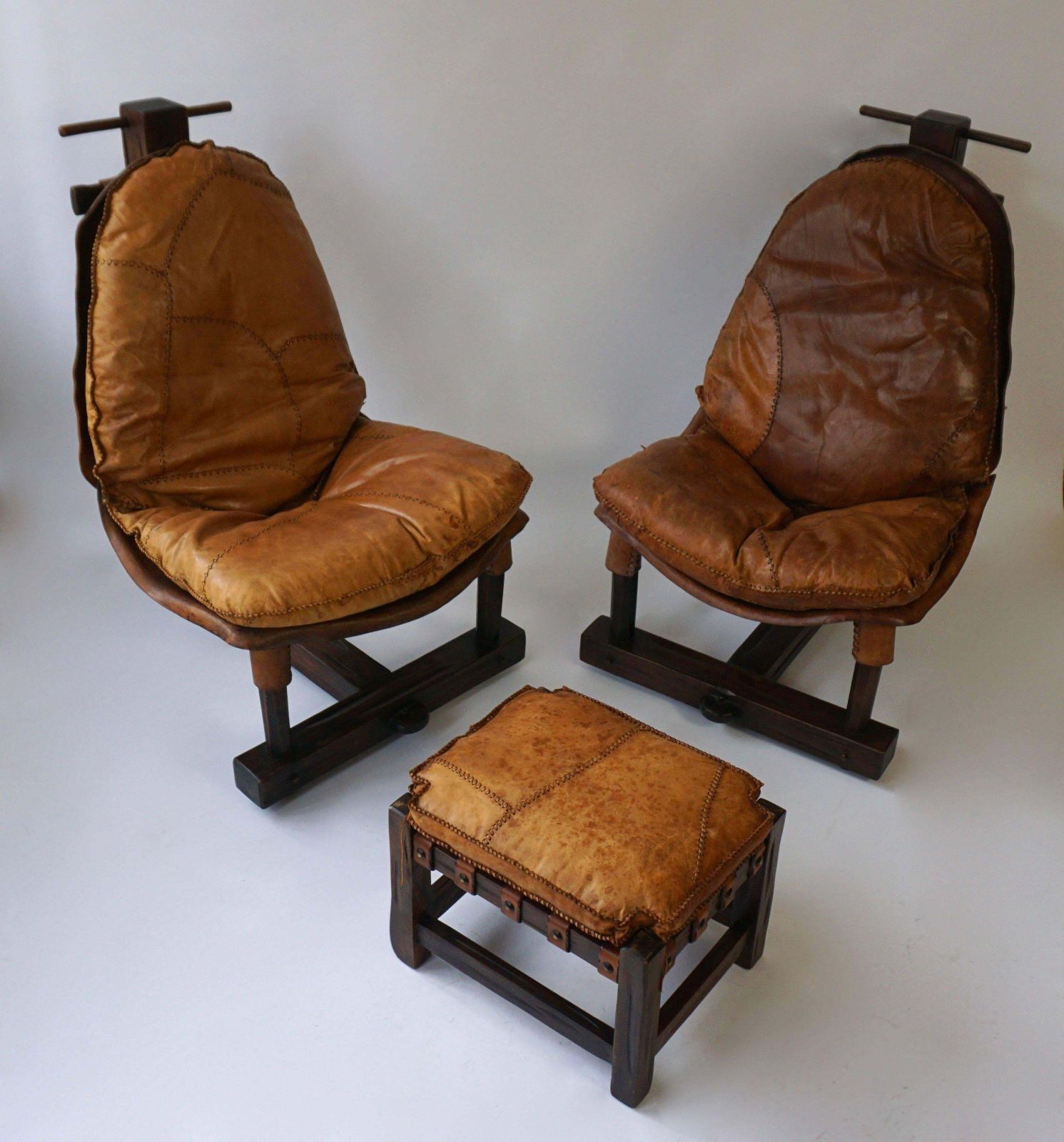 Pair Of Brazilian Brutalist Style Lounge Chairs photo buy