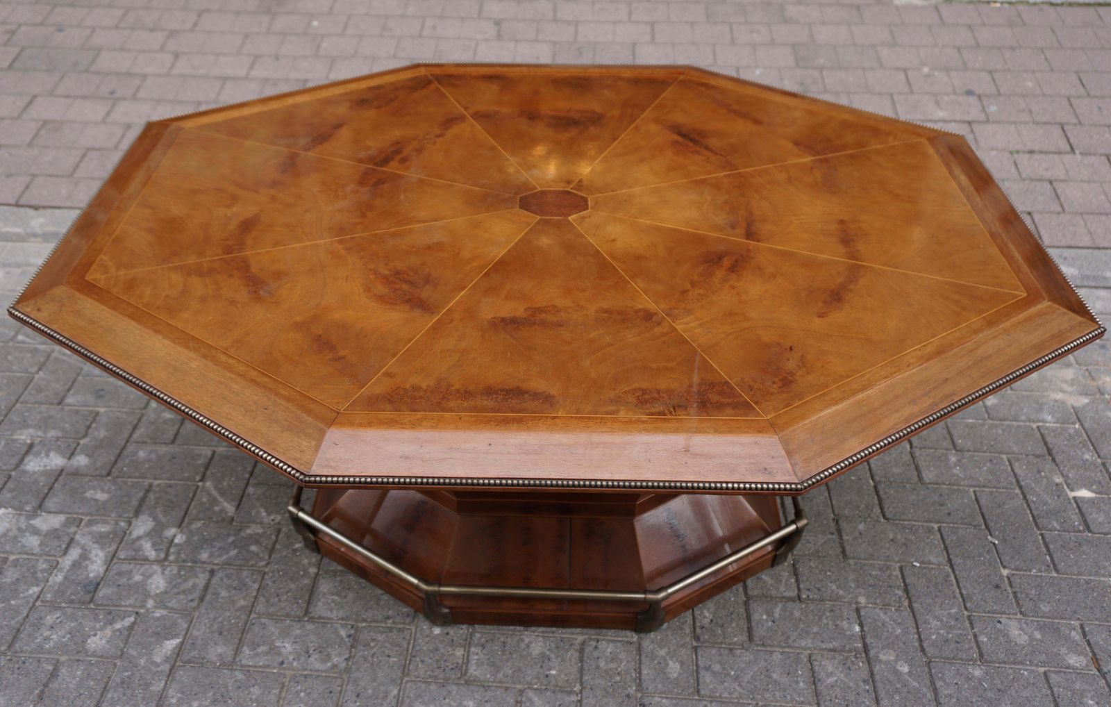 photo buy Rare Art Deco Dining/Conference Table In The Shape Of An Octagonal Diamond