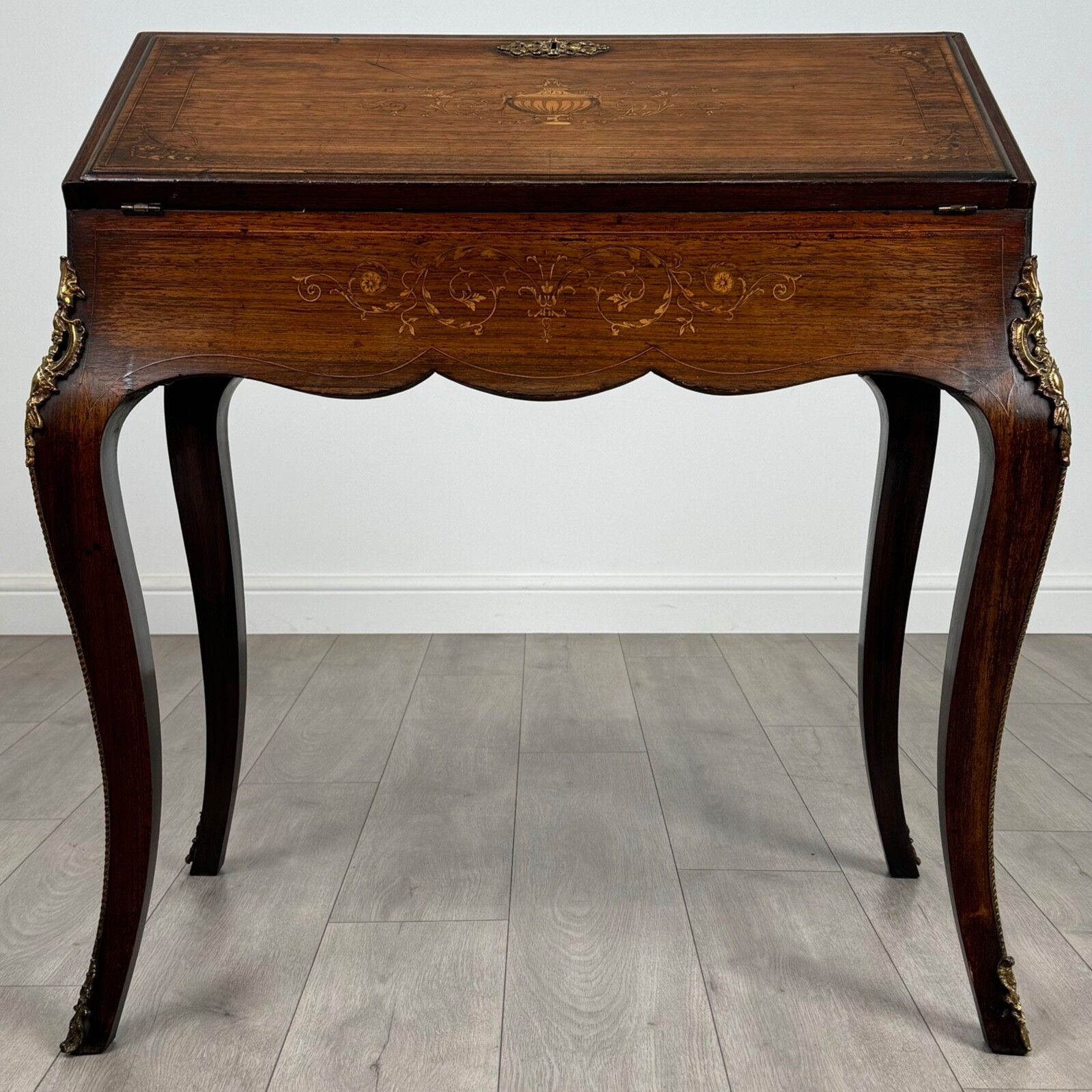 Antique 19th Century French Bureau De Dame In Rosewood