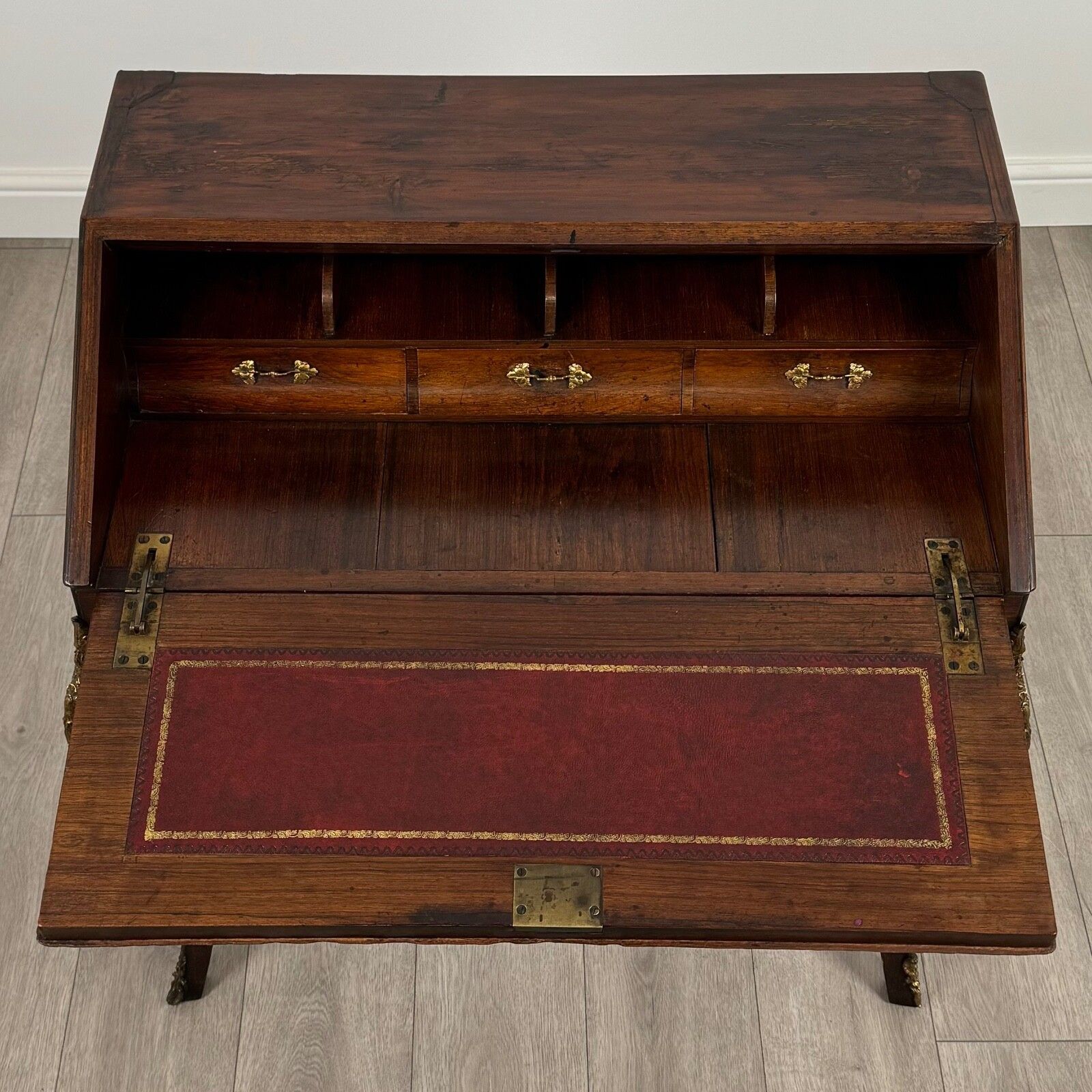 Furniture Antique 19th Century French Bureau De Dame In Rosewood photo