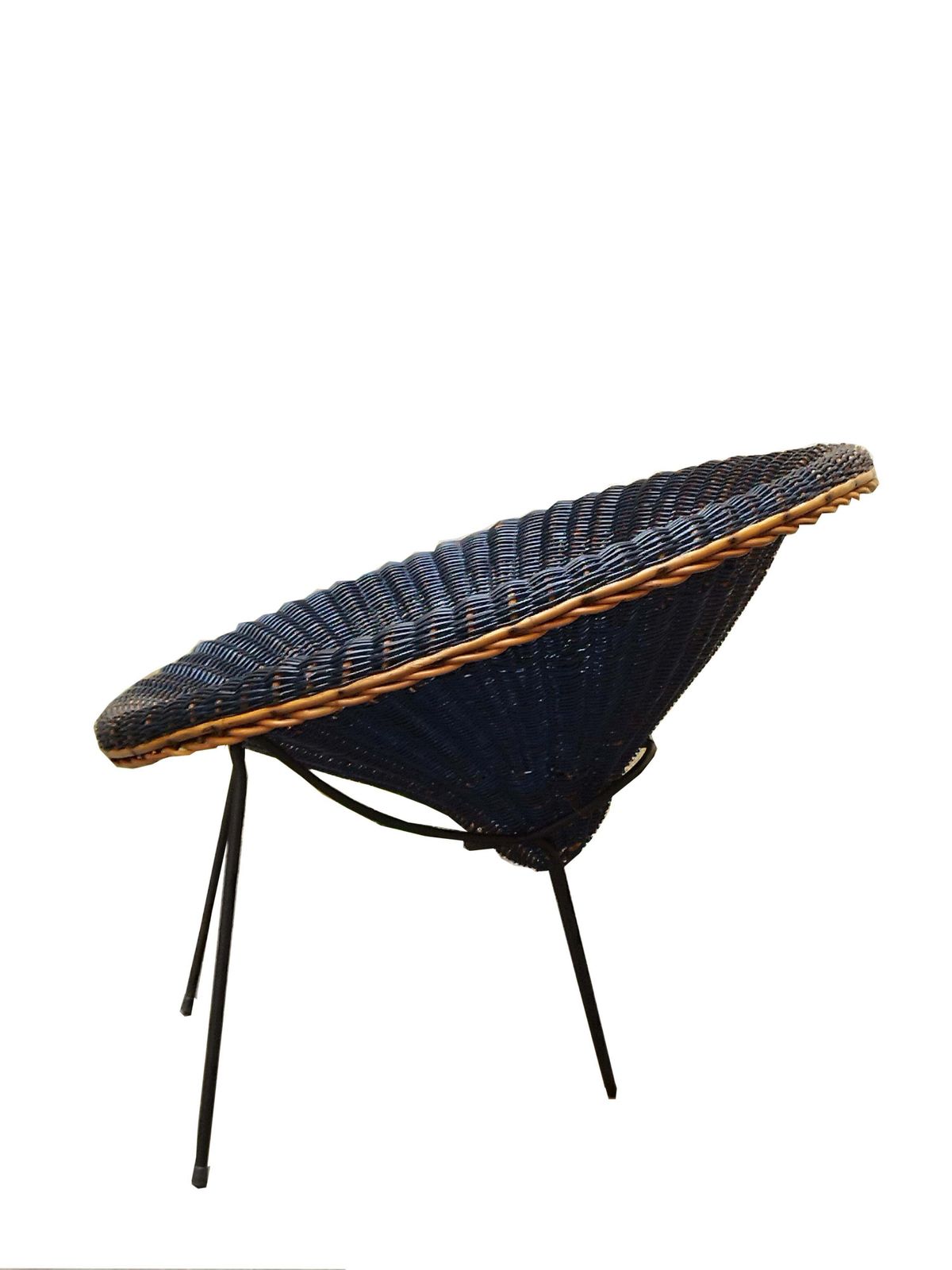 Roberto Mango Set Two Armchairs And Coffee Table In Rattan, Italy 1960s photo 3399.0