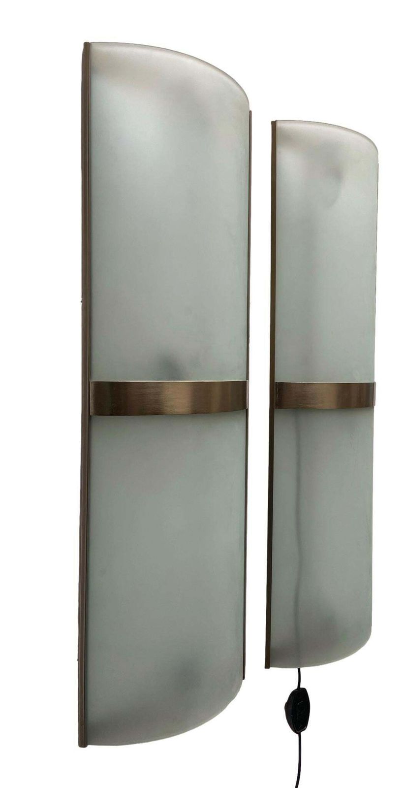 Fontana Arte Style Set Of 8 Wall Lamps, Italy, 1960s photo vinterior