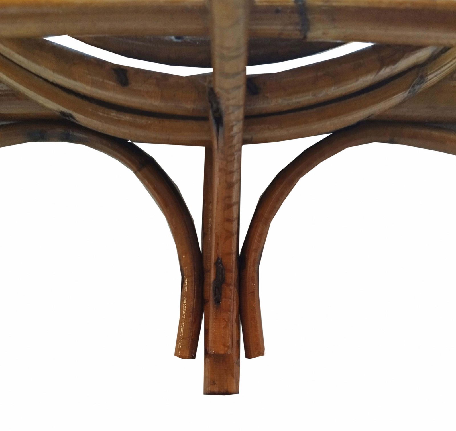 Rattan And Bamboo Wall Coat Rack With Mirror And Shelf, Italy, 1960s photo 1275.0