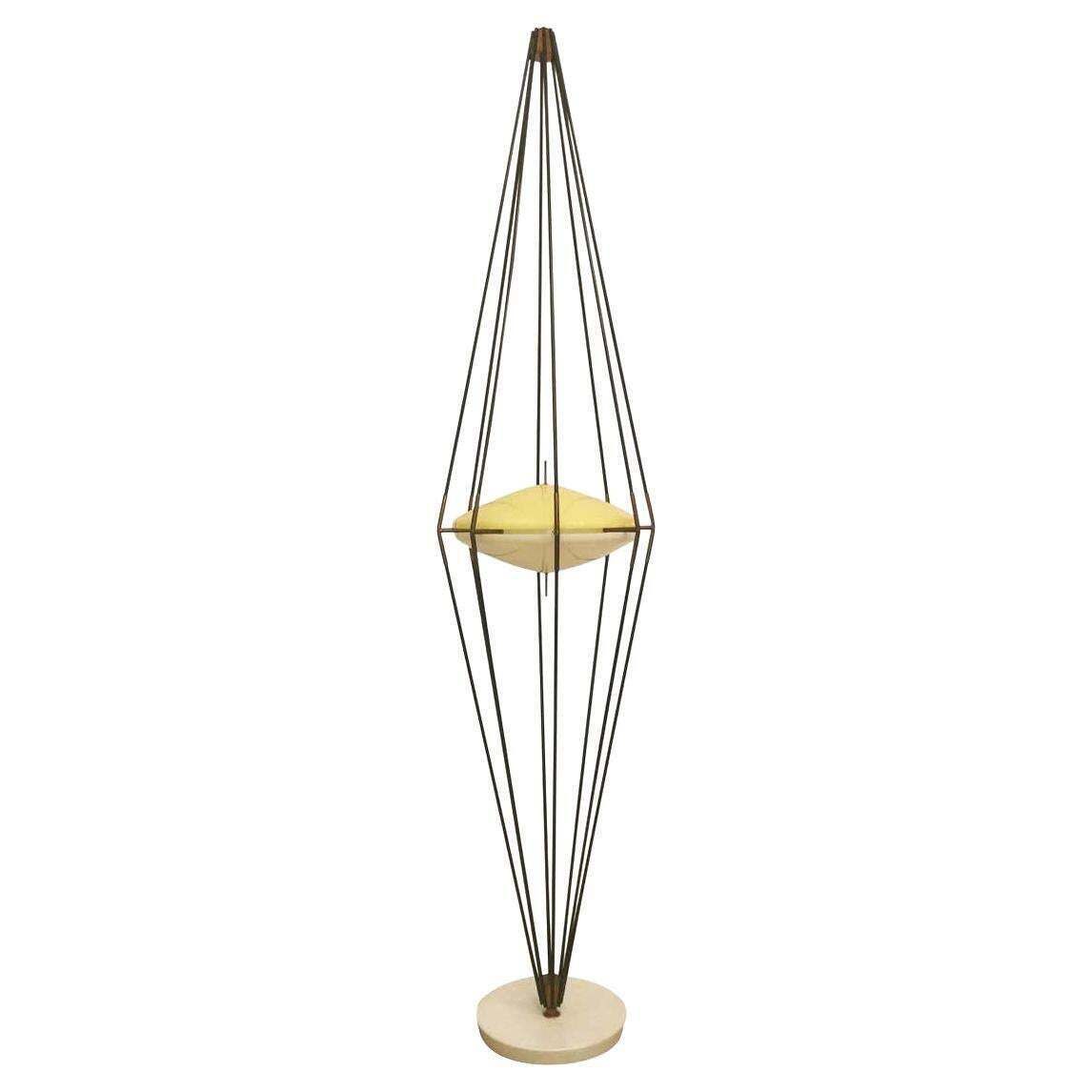 'Siluro' Floor Lamp Angelo Lelli, Ettore Sottsass For Arredoluce, Italy, 1957