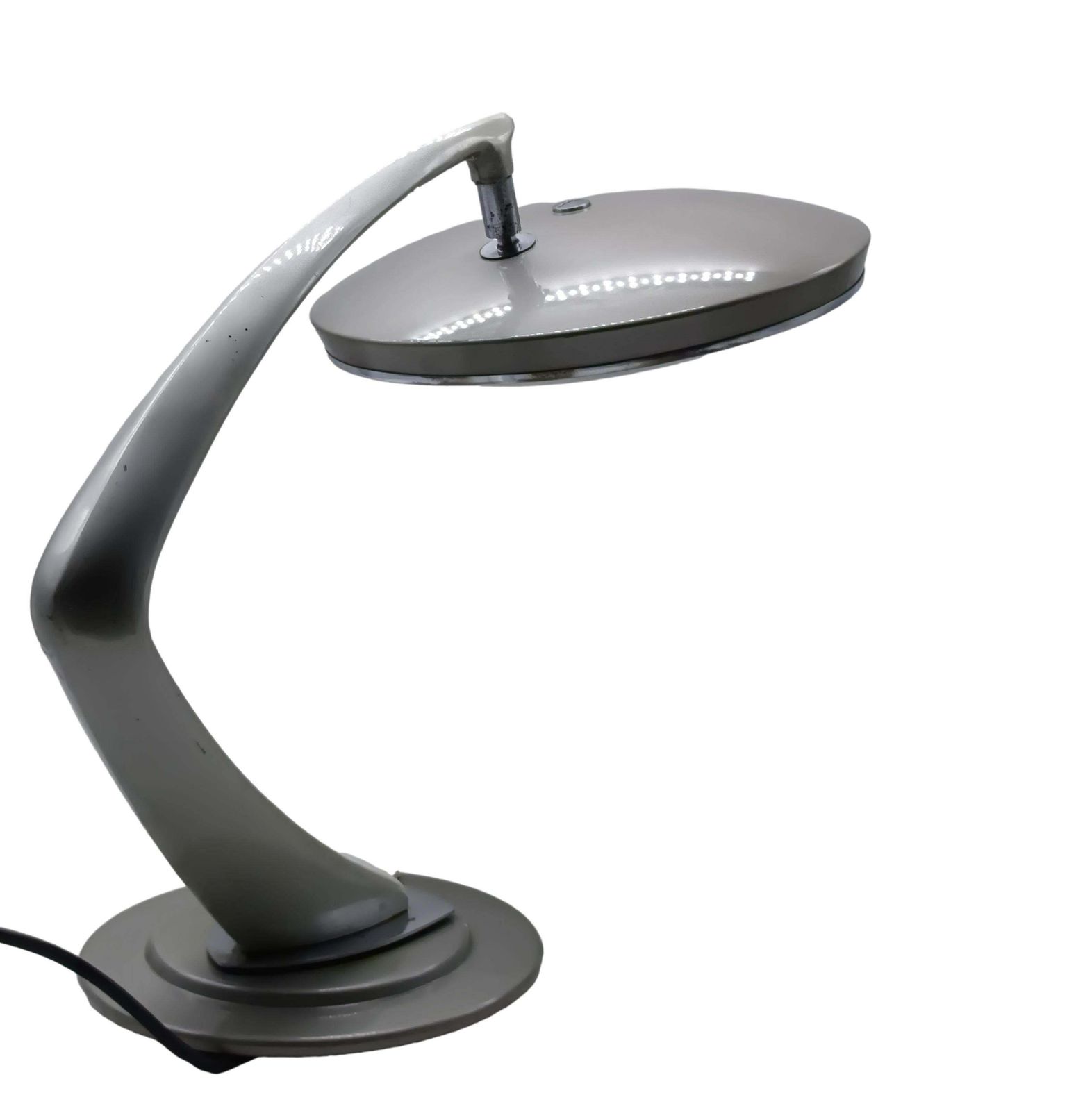 Luis Perez De La Oliva For Fase Table Lamp "Boomerang 2000," Spain 1970s photo Lighting