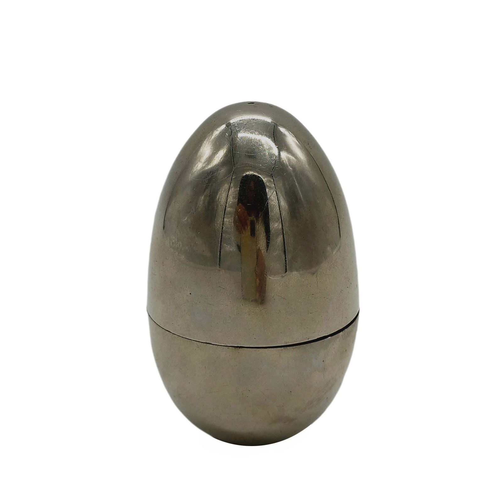 Gabriella Crespi Silver Plate Sewing Egg Box, 1970s photo furniture