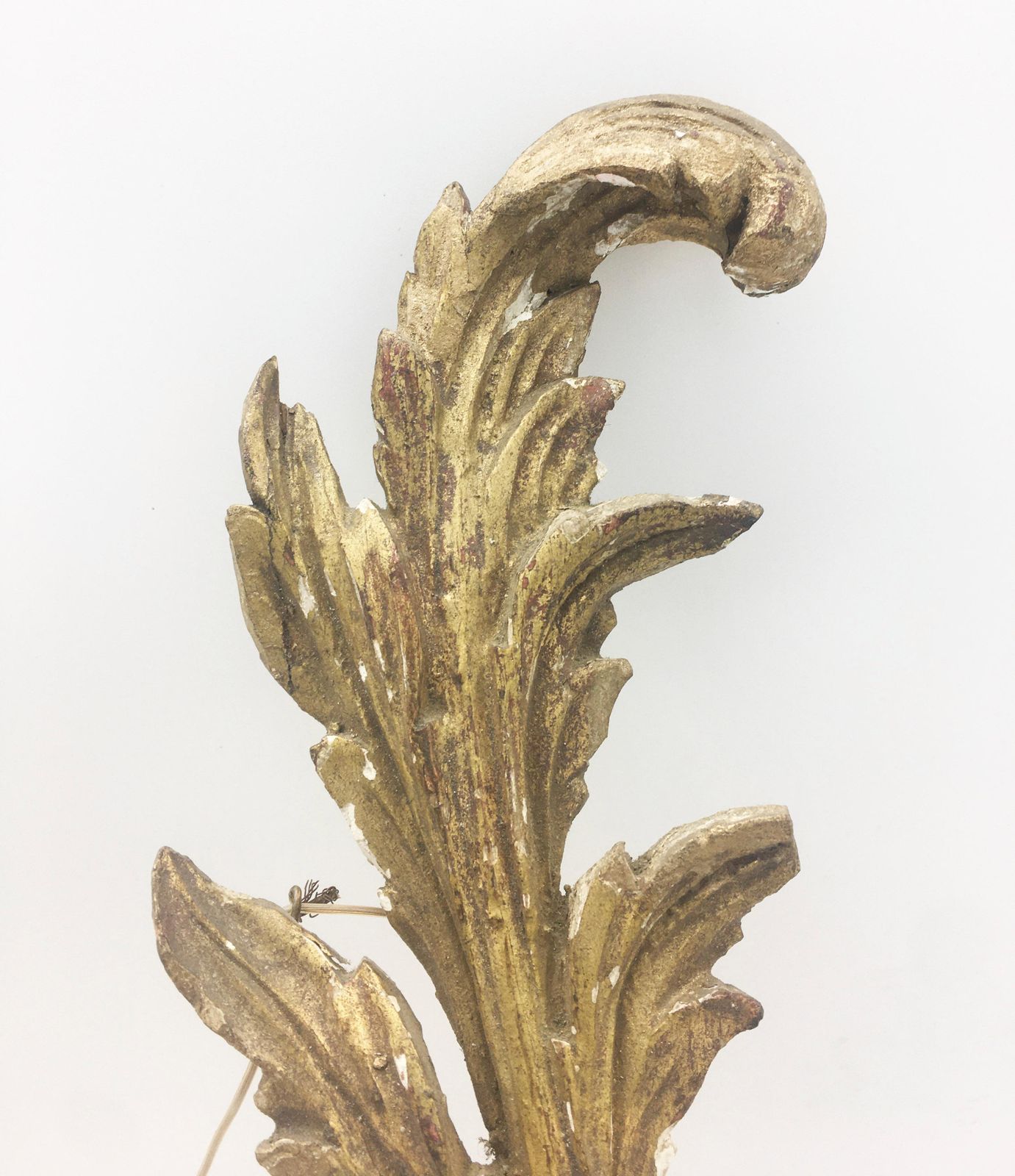 Exceptional Pair Of Italian Giltwood Wall Appliques photo vinterior