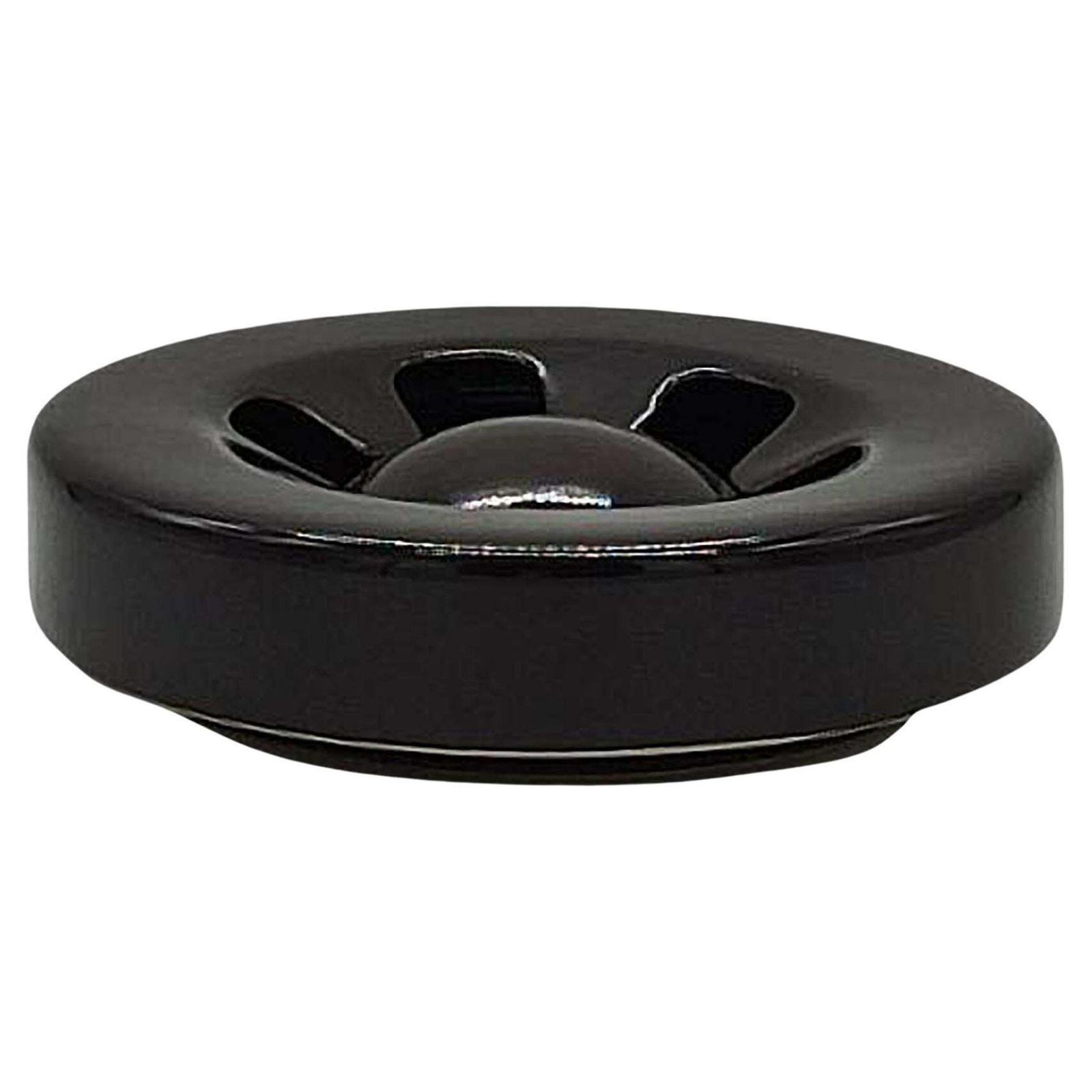 Angelo Mangiarotti For Fratelli Brambilla Brown Ceramic Ashtray, Italy 1970s