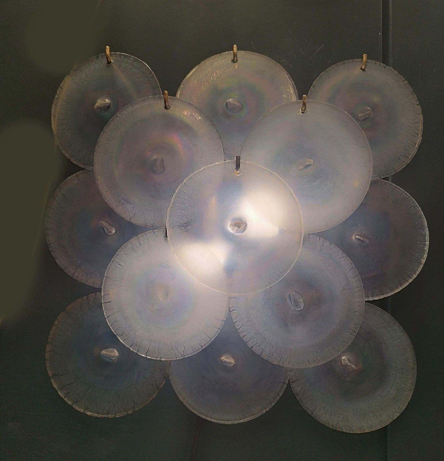 Carlo Nason For Mazzega Murano Glass Wall Lamp, Italy 1960s photo Lighting