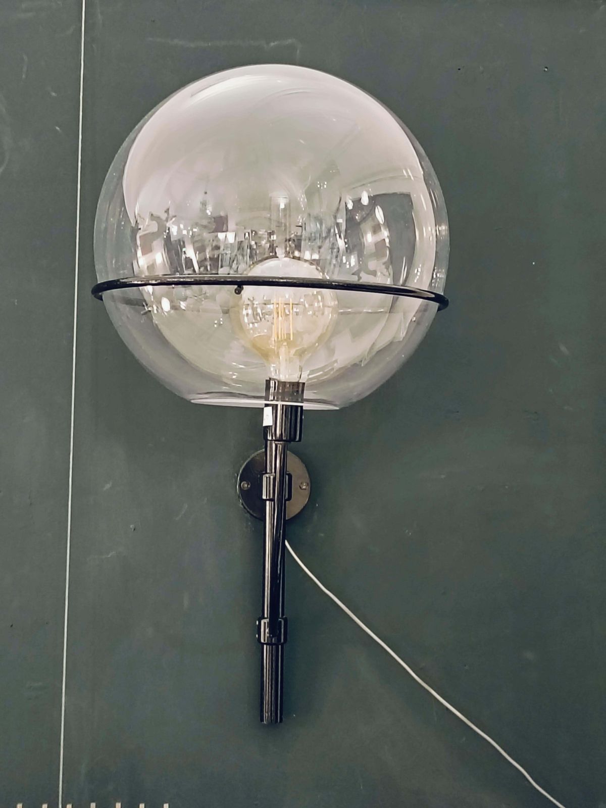 Vico Magistretti For Oluce Wall Lamp "Lyndon 160," Italy 1980s photo furniture