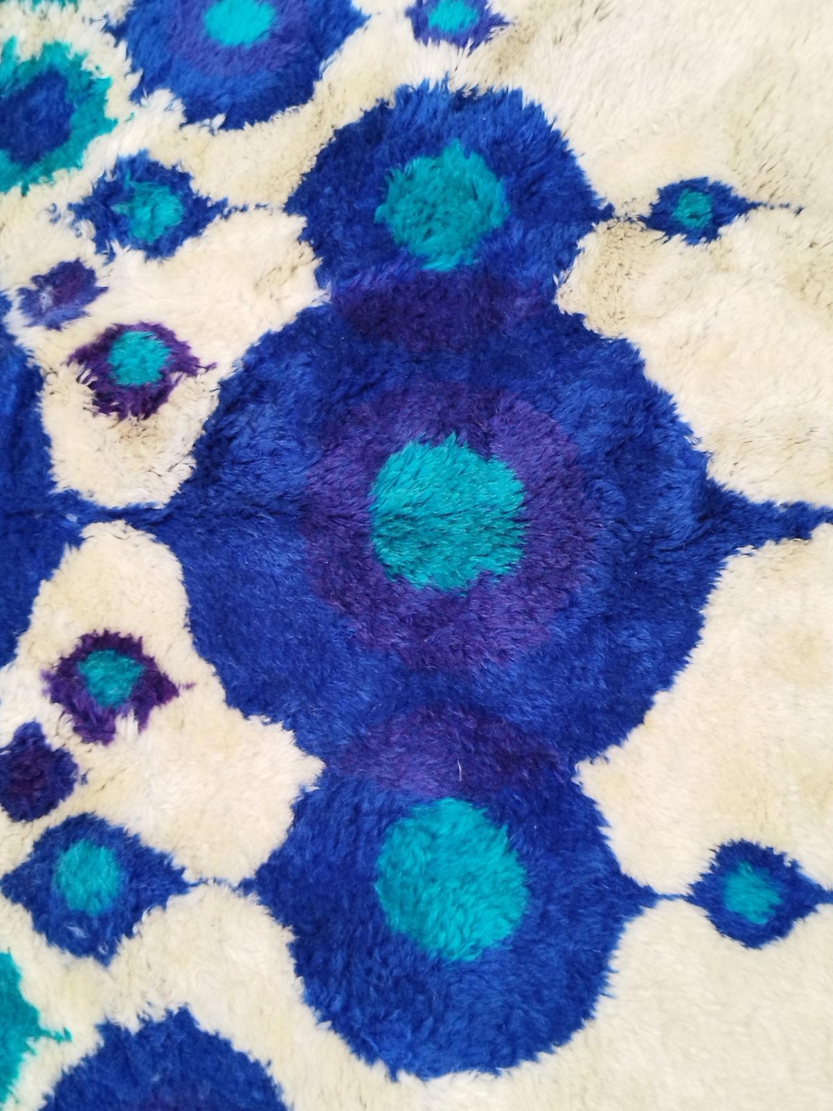 Scandinavian Rya Rug, 1960s photo vinterior