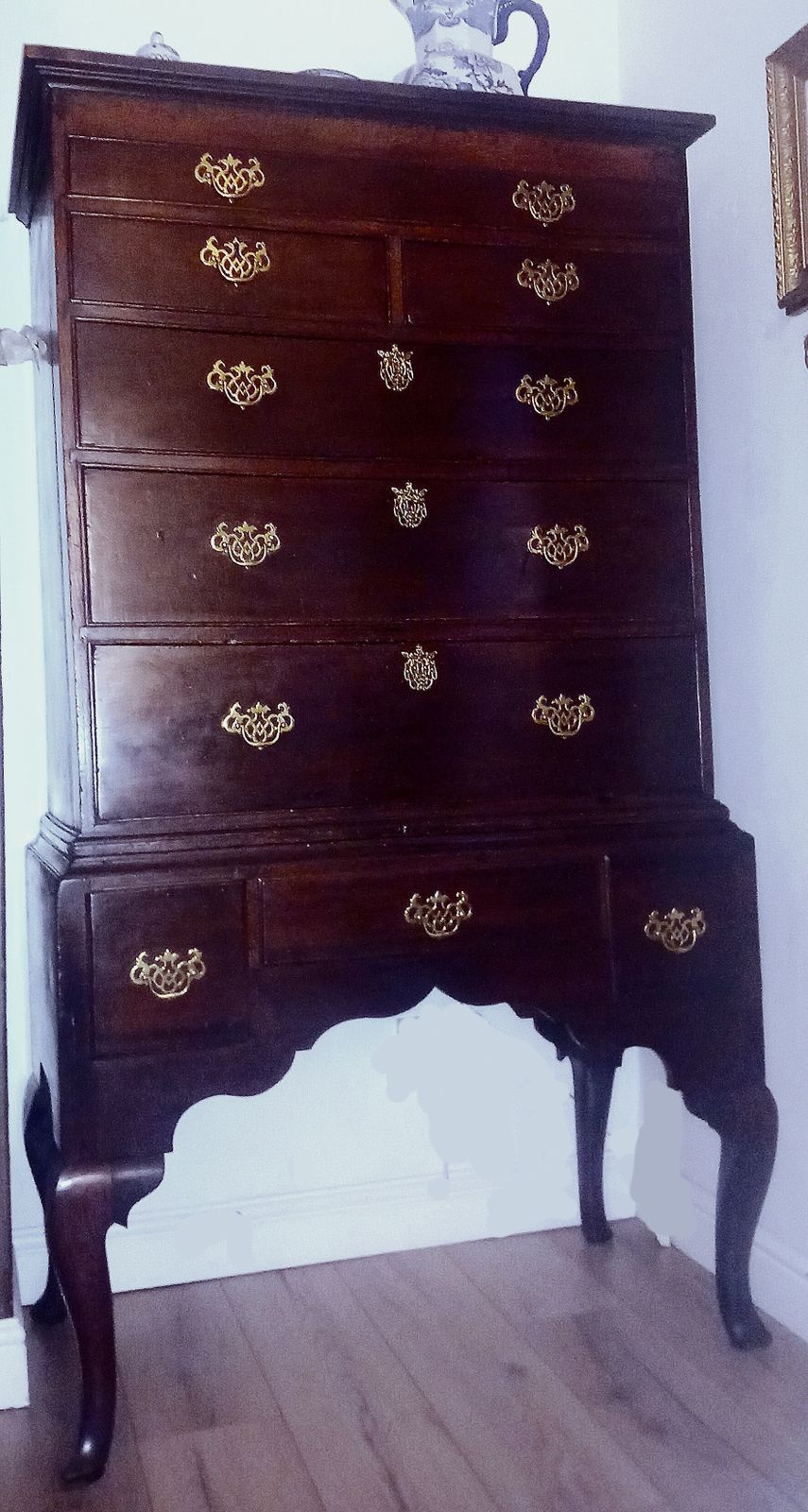 Antique Chest On Stand