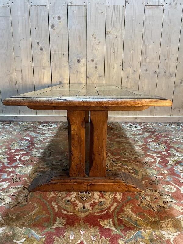 Table Basse Monastère En Chêne Parqueté photo for sale